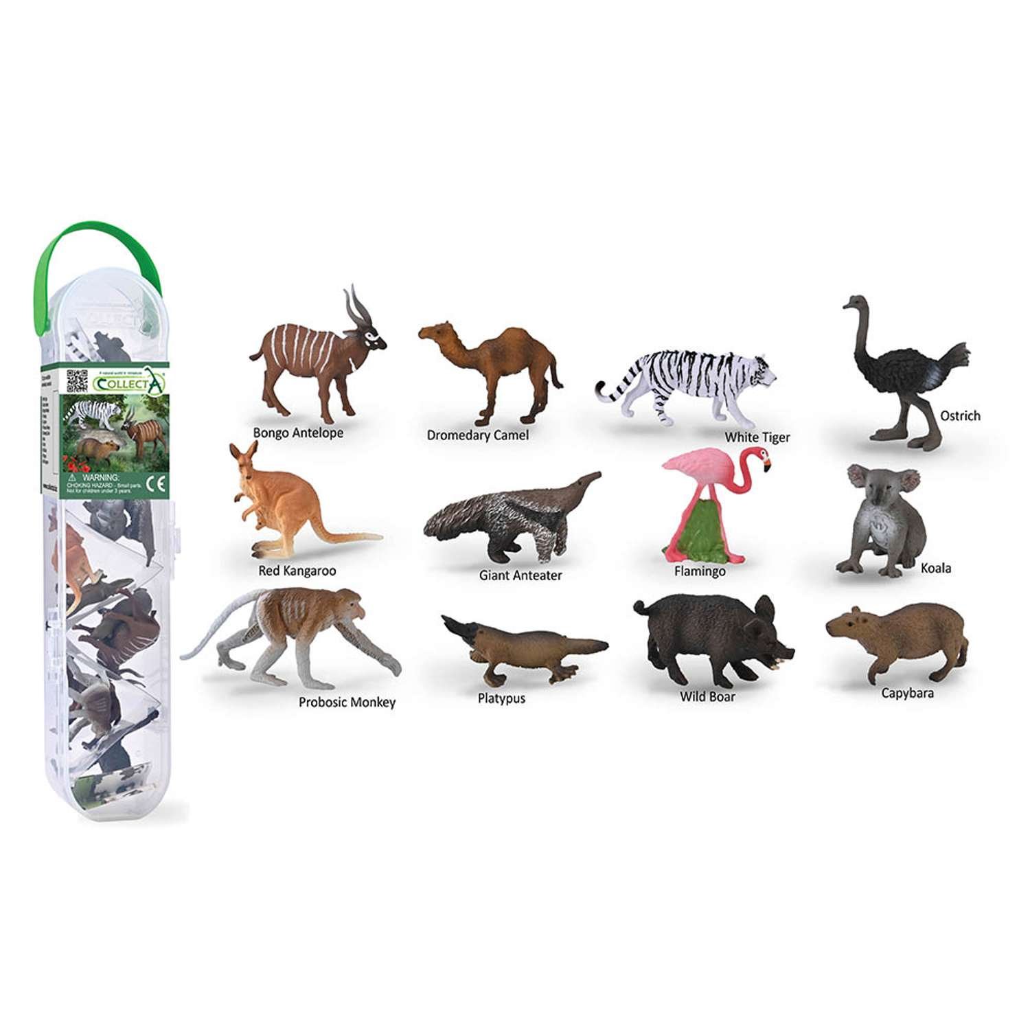 CollectA Collecta box of Mini Wild Animal 3 - 3 Years +