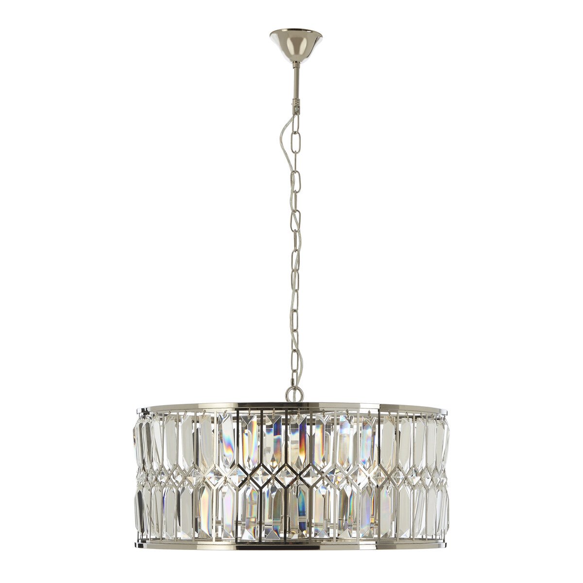 Orsina Marentina Round Chandelier - Silver