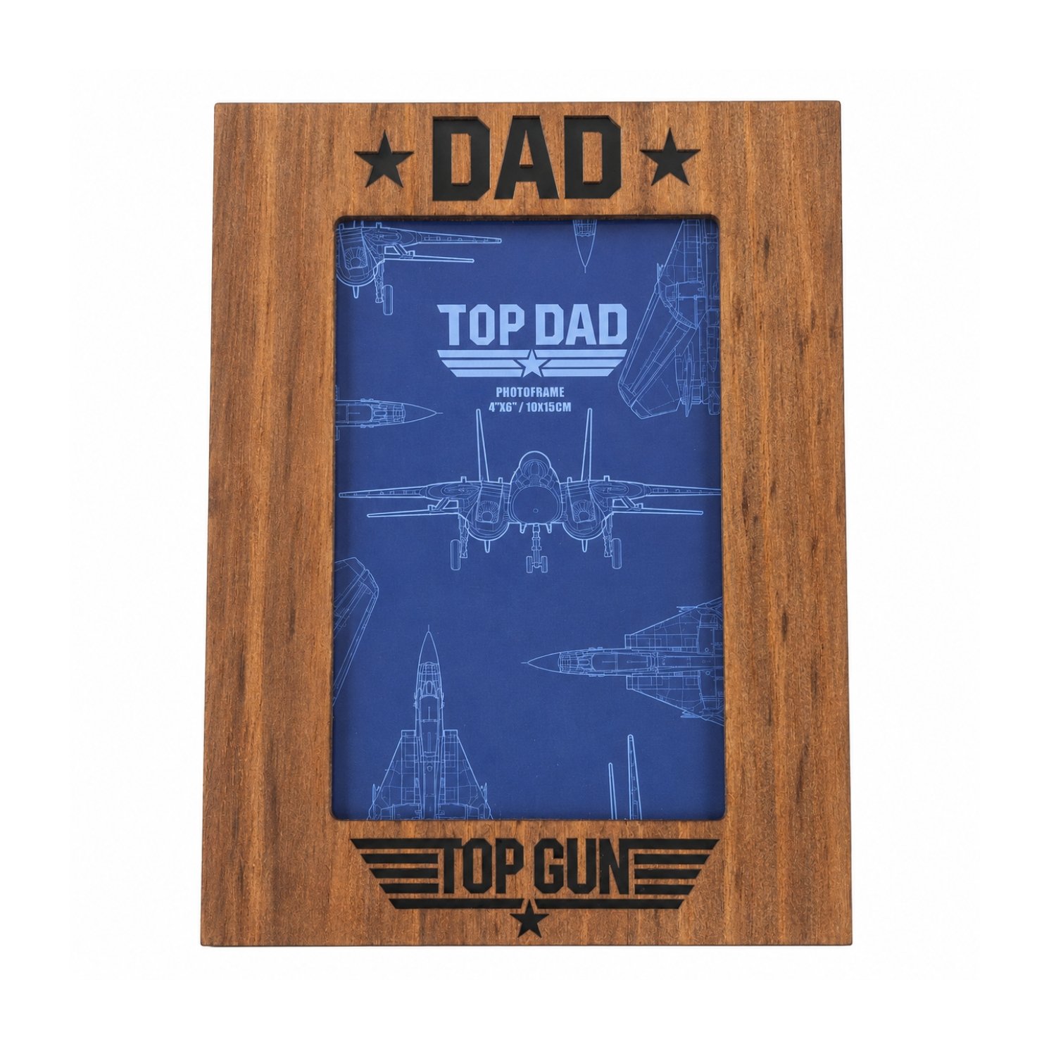 Widdop Top Dad Photo Frame - Brown