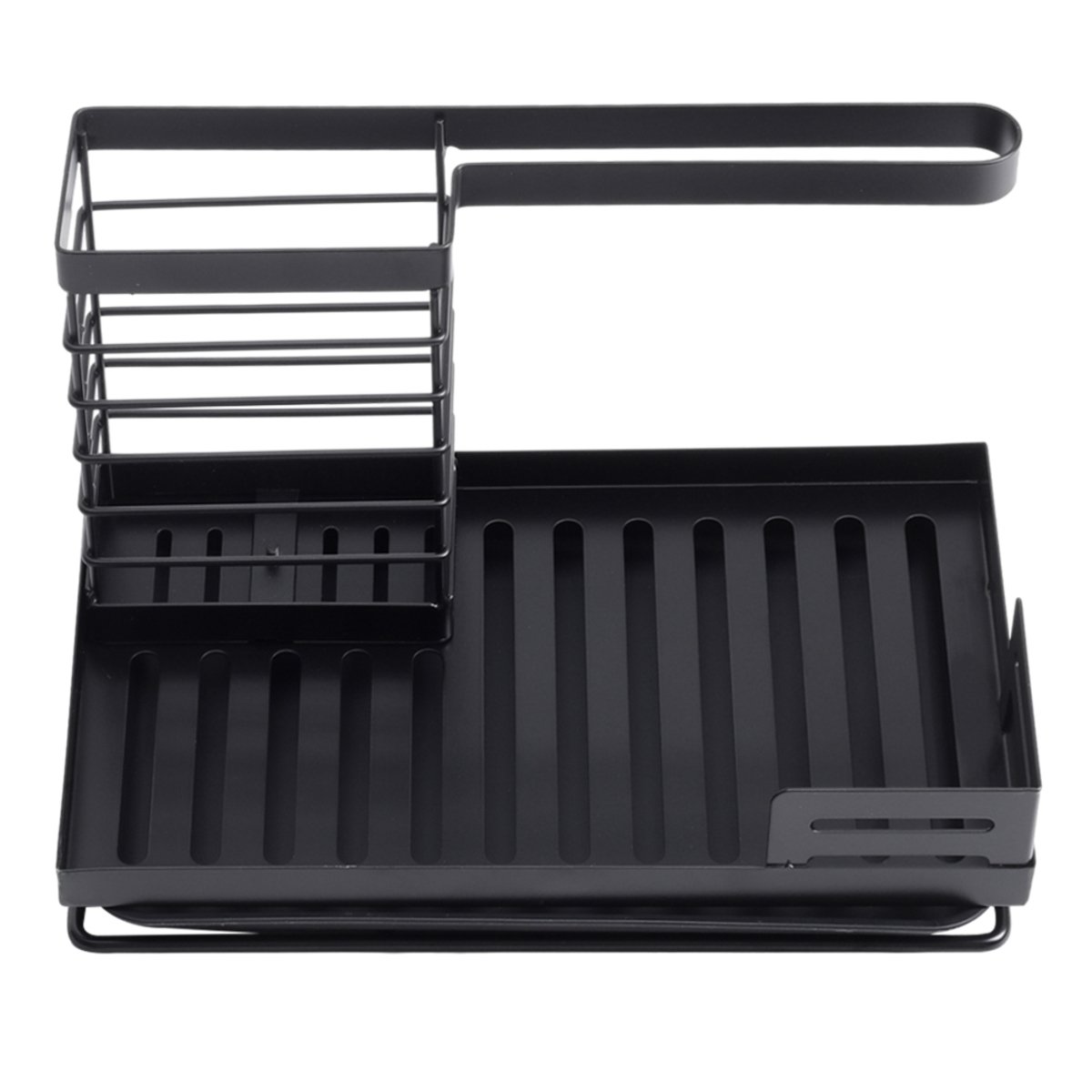 Living and Home Carbon Steel Sink Caddy - Black