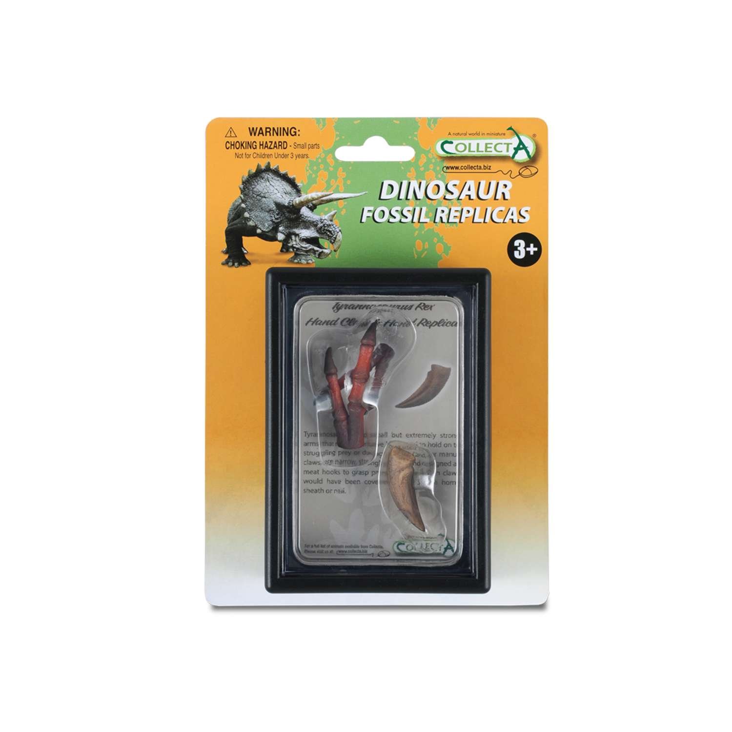CollectA Claw And Hand Replica Of T-Rex In Display Case - 3 Years +