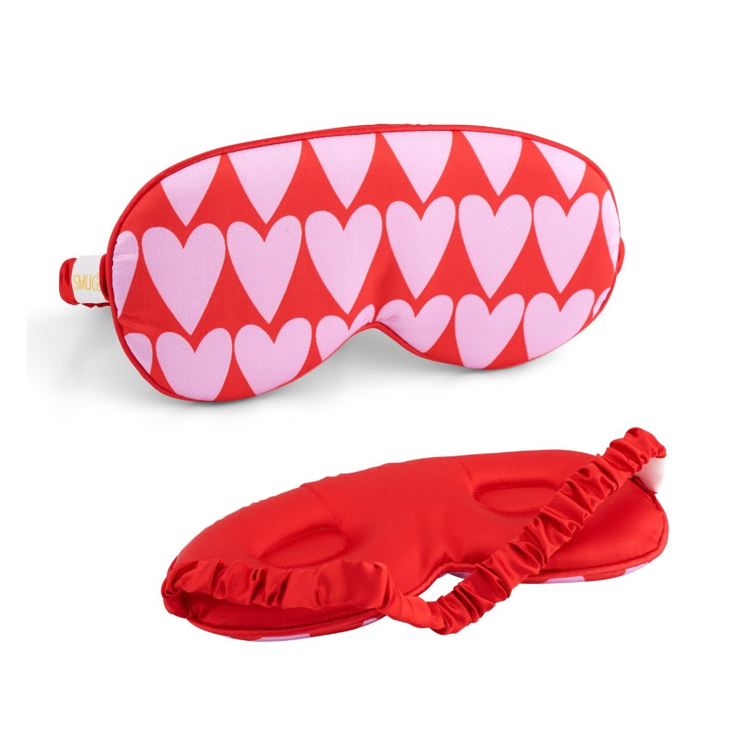 SMUG Cloud Padded Satin Sleep Mask - Longheart Print