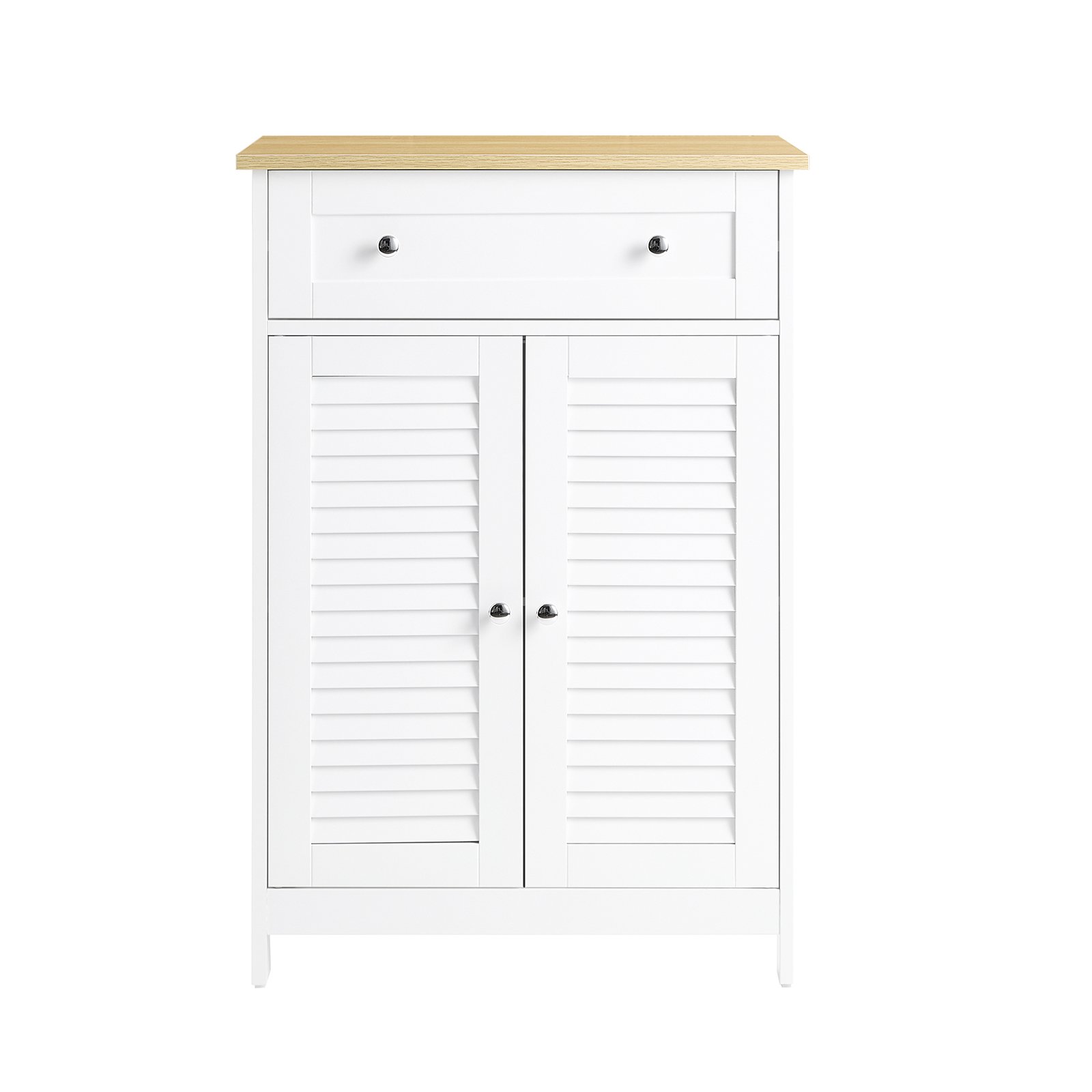 SoBuy 1 Drawer 2 Door 1 Shelf Bathroom Storage Cabinet - White