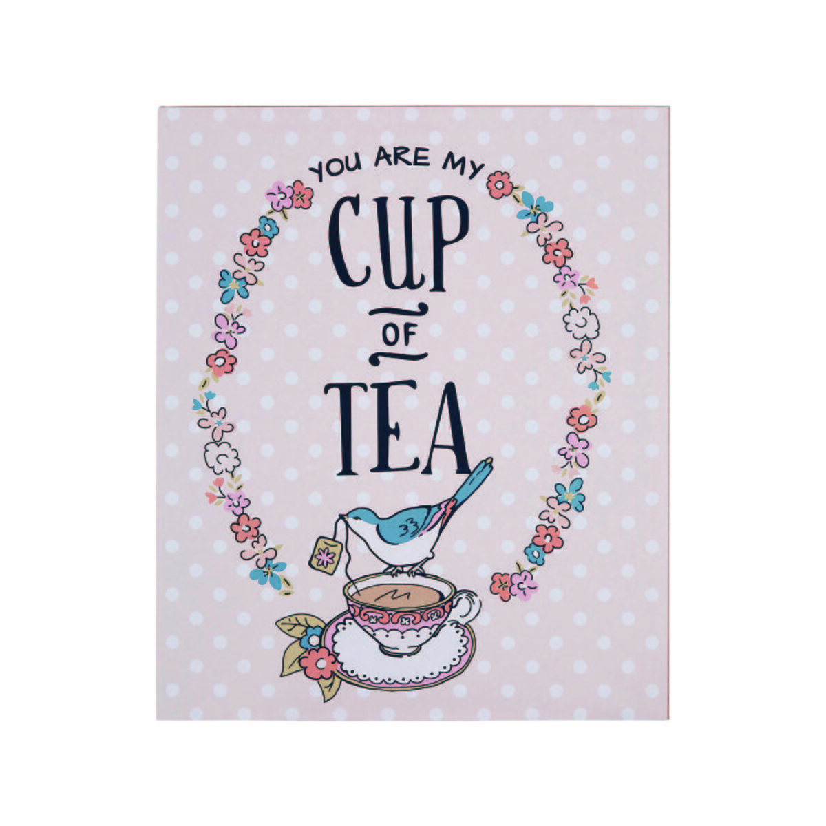 Orsina Pretty Things Cup of Tea Wall Plaque