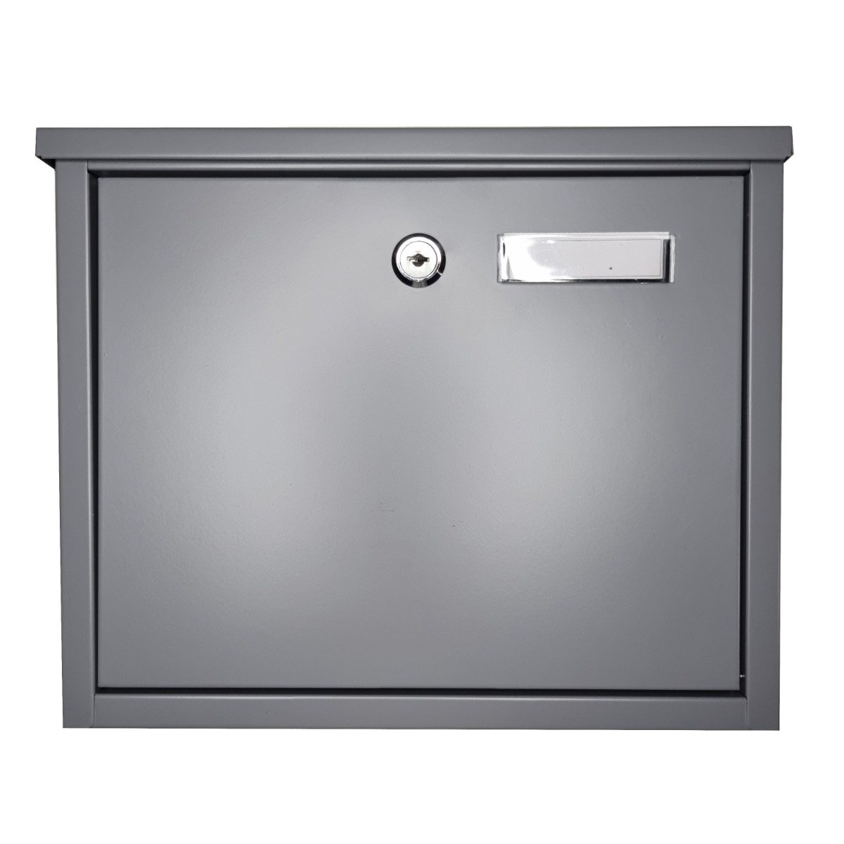 Furnished Top Loading Outdoor Post Box - Grey