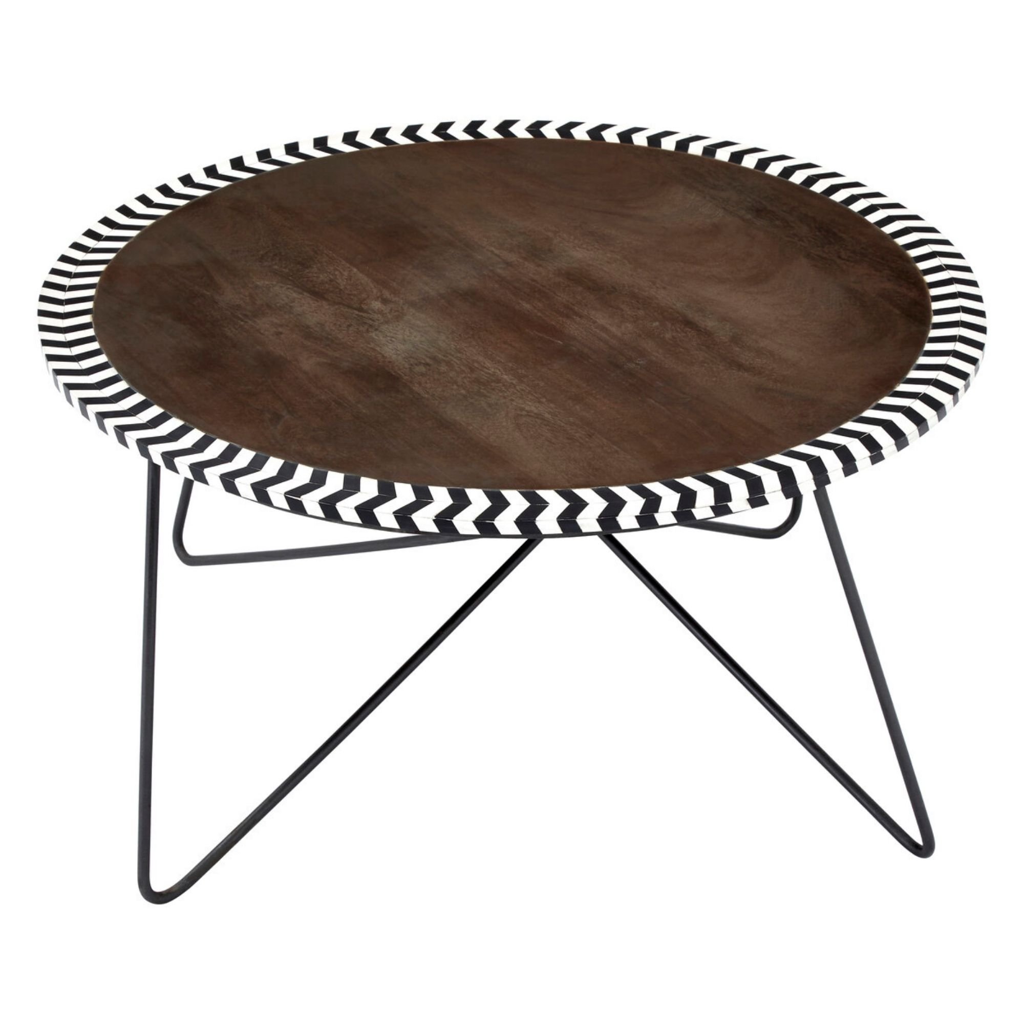 Orsina Solid Wood Round Coffee Table - Natural