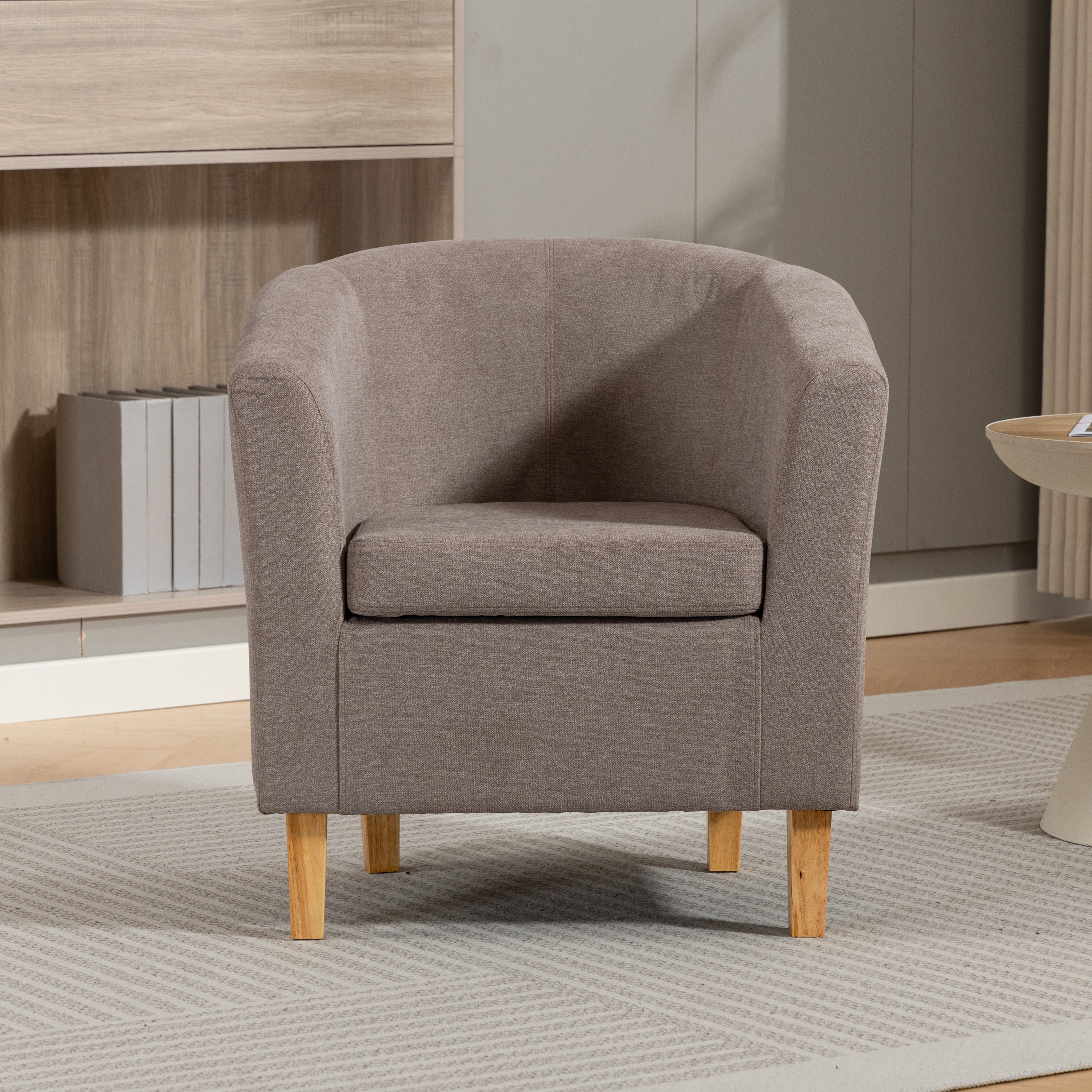 Artemis Home Millie Fabric Accent Chair - Brown