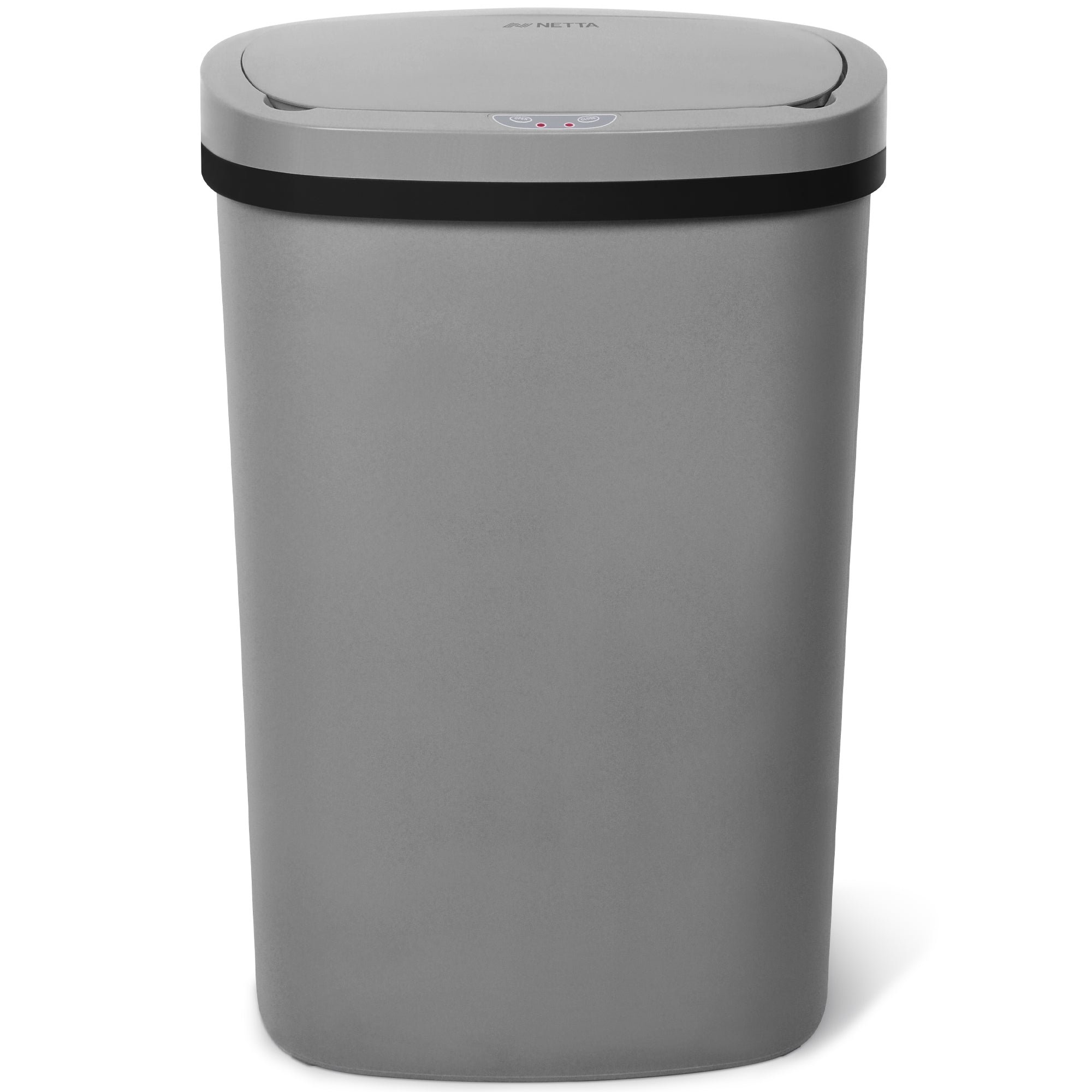 NETTA 50L Plastic Sensor Kitchen Bin - Grey
