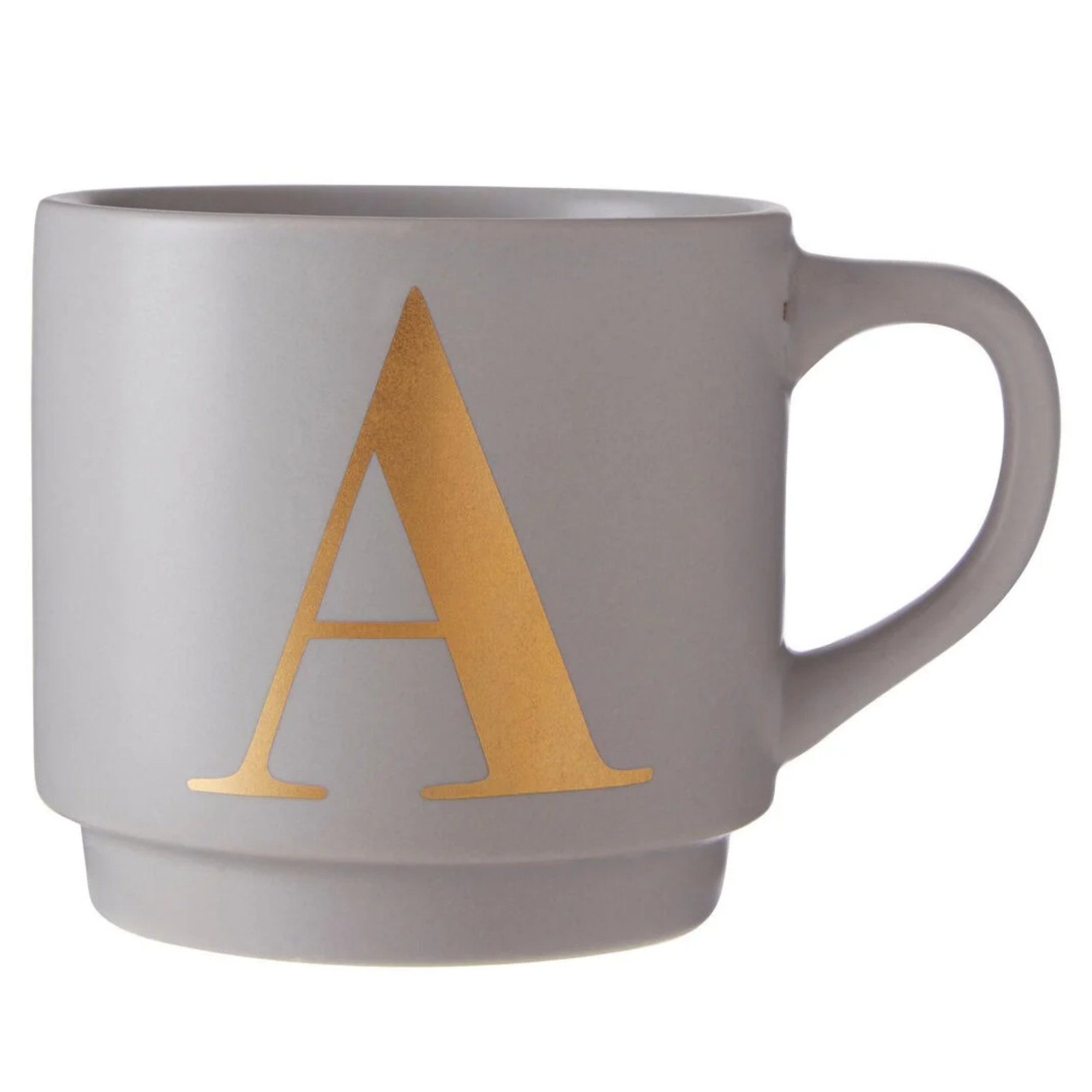 Orsina Signet A Monogram Mug – Grey