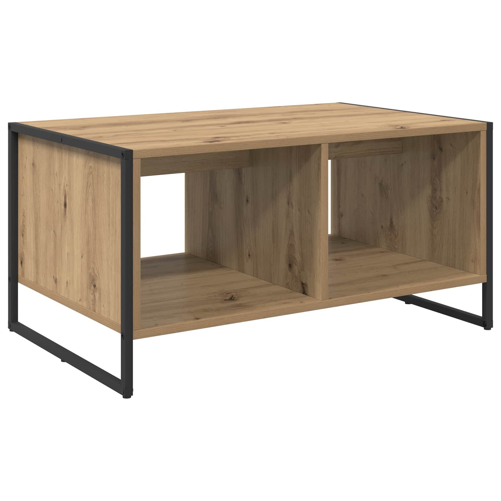 Walplus Engineered Wood Coffee Table - Oak - 80 x 50 x 40 cm
