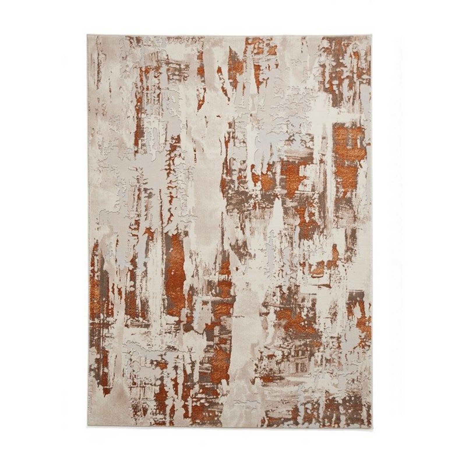 Mega Flooring Grey Modern Abstract Rug - 120 x 170cm