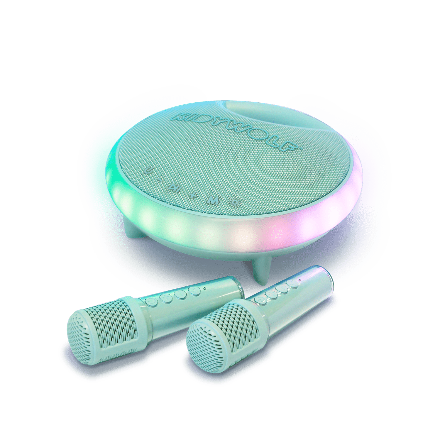 KIDYWOLF KIDYKARAOKE Portable Karaoke Speaker - Green