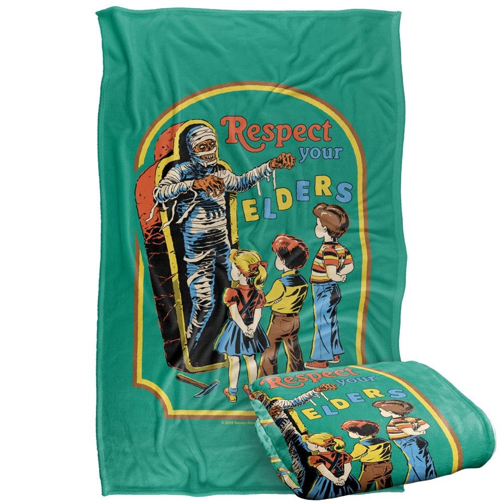 Steven Rhodes Respect Your Elders Soft Touch Blanket - 147cm x 91cm