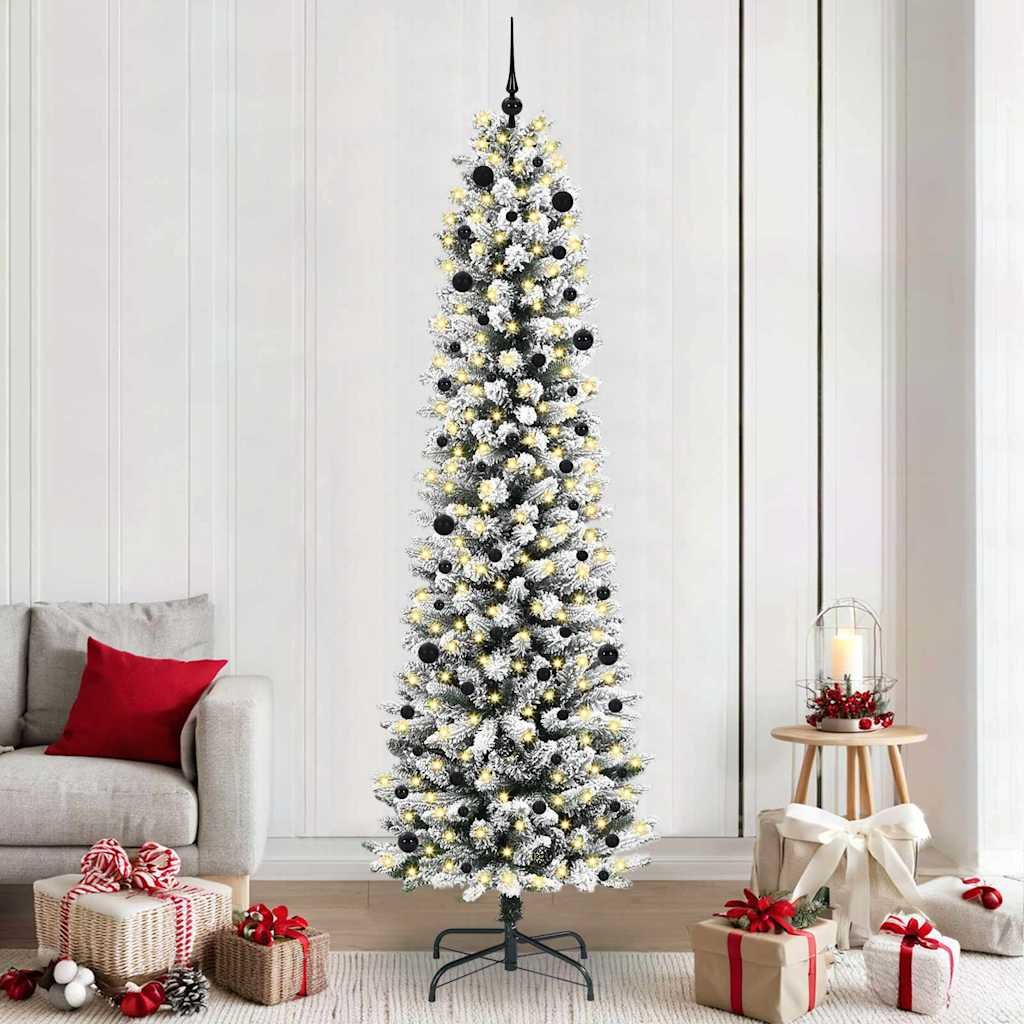 Walplus 300 LED Lights Artificial Christmas Tree - White - 240 cm