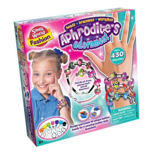 Small World Toys Aphrodite's Adornment Beads Bracelets Workshop Craft Set