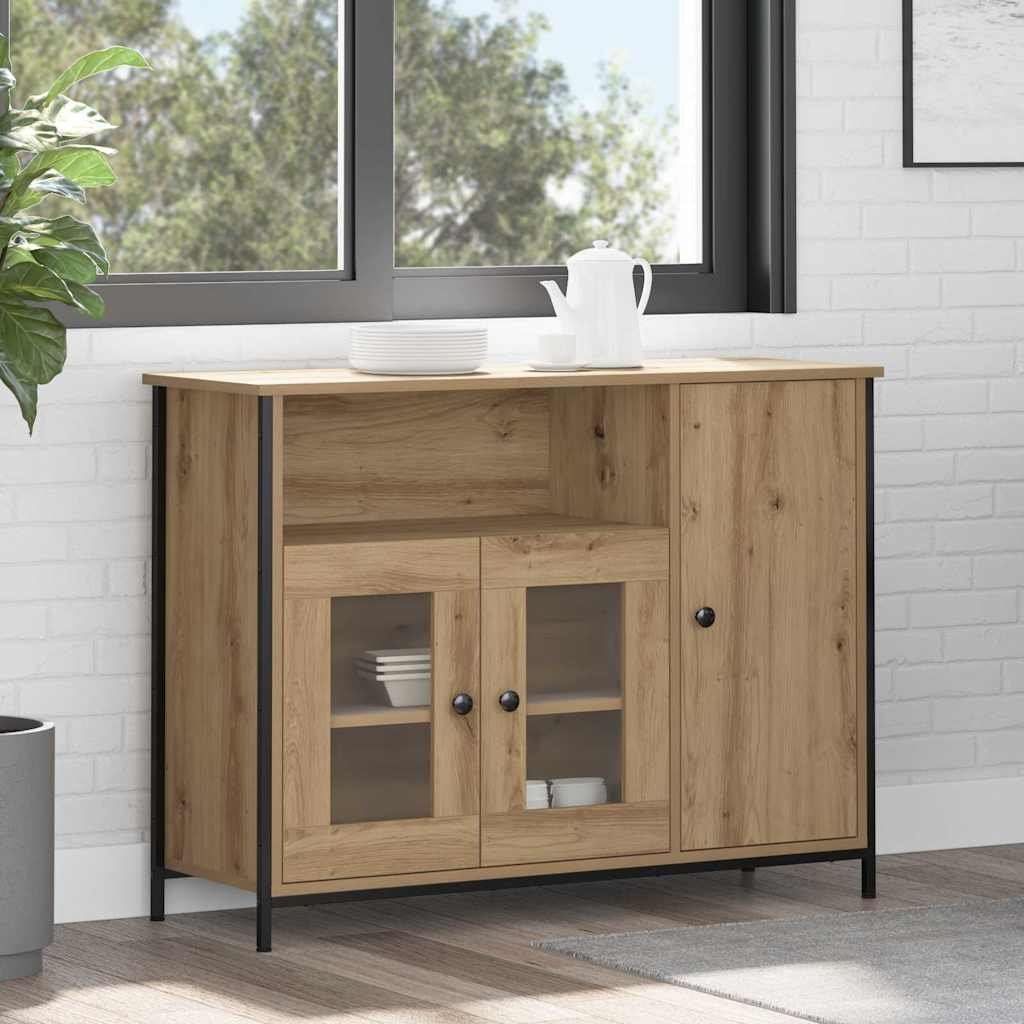 Walplus Sideboard - Artisan Oak - 100 x 35 x 75 cm