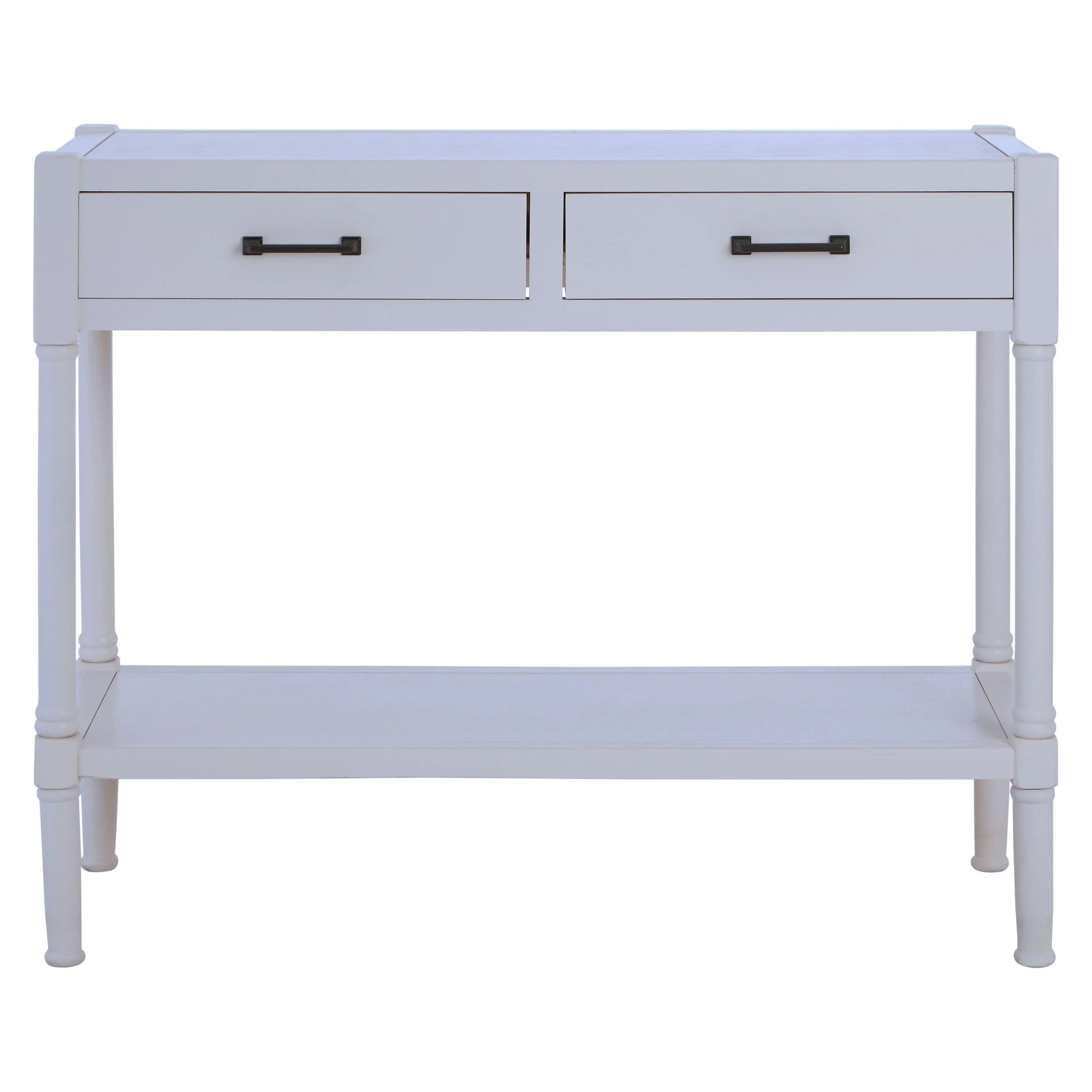 Orsina Heritage 2 Drawer Wooden Console Table – White
