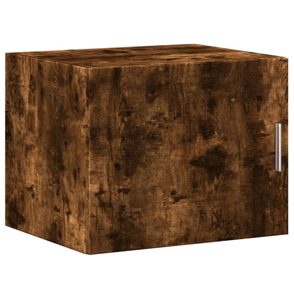 Walplus Engineered Wood Wall Cabinet - Dark Oak - 50 x 42.5 x 40 cm