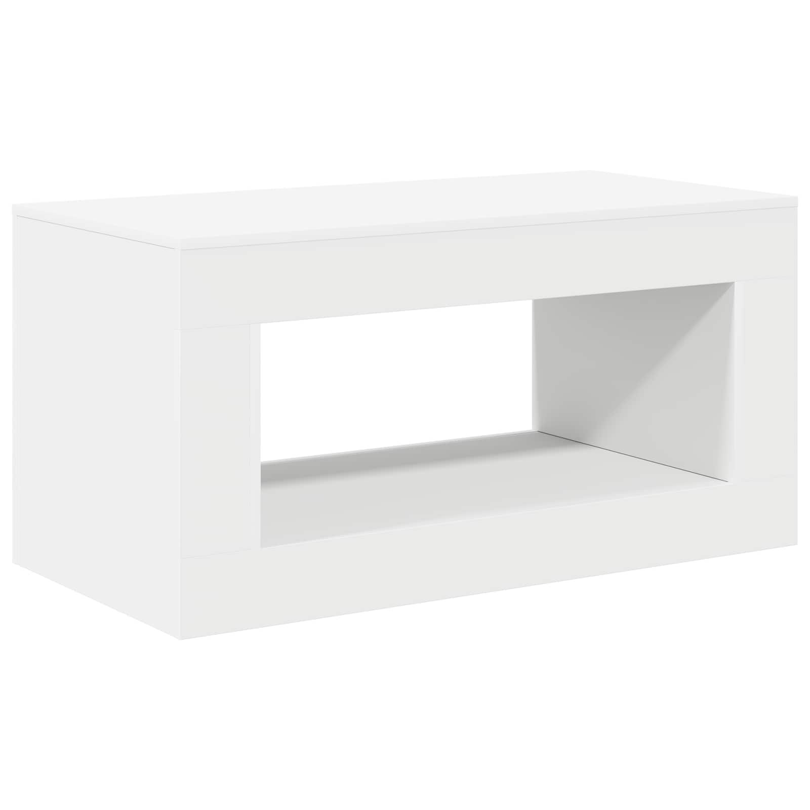 Walplus Coffee Table - White - 99.5 x 50 x 50 cm