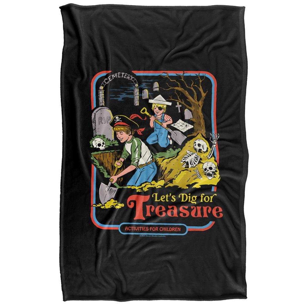 Steven Rhodes Let's Dig For Treasure Soft Touch Blanket - 147cm x 91cm