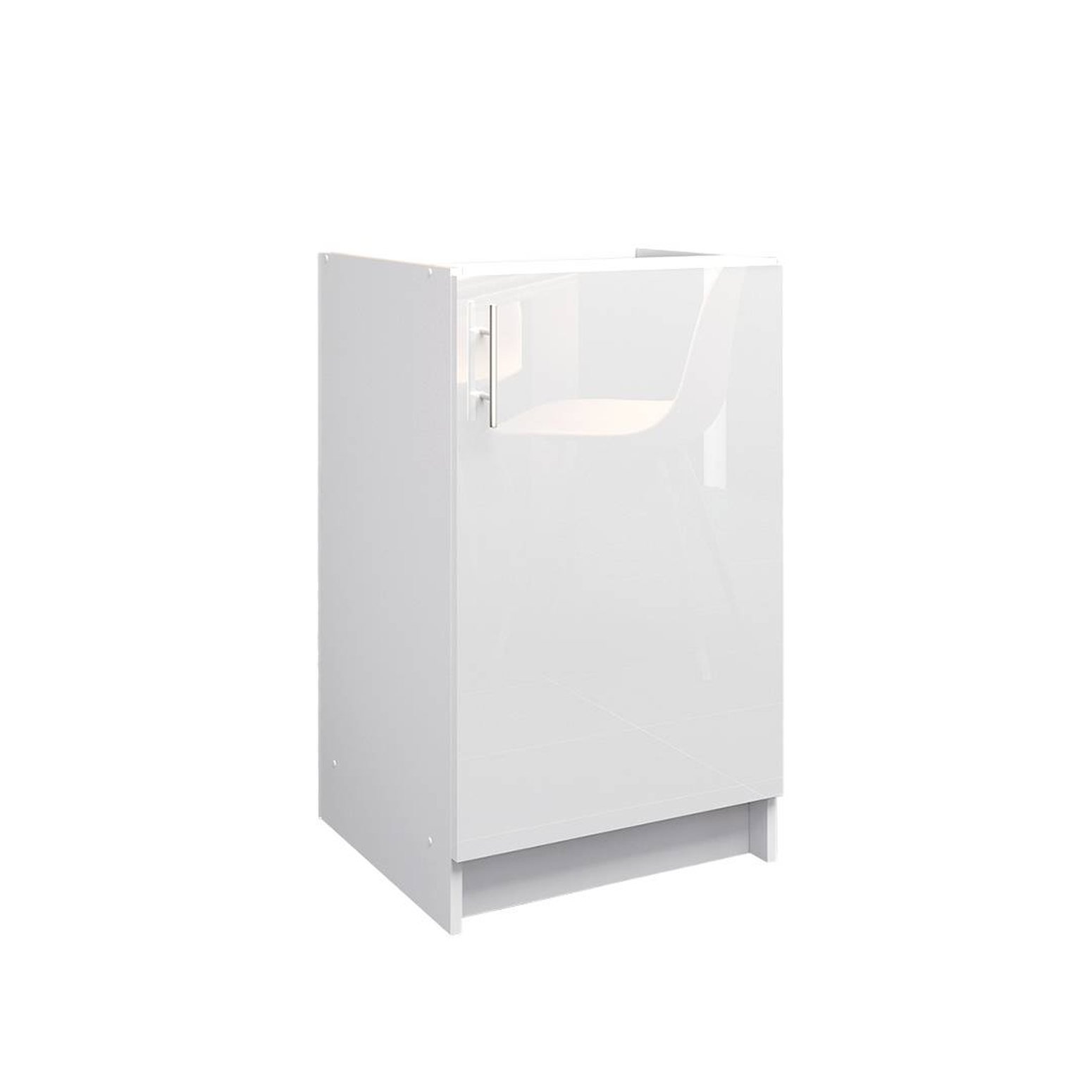 JD Greta 500mm Base Cabinet with 1 Door - White Gloss