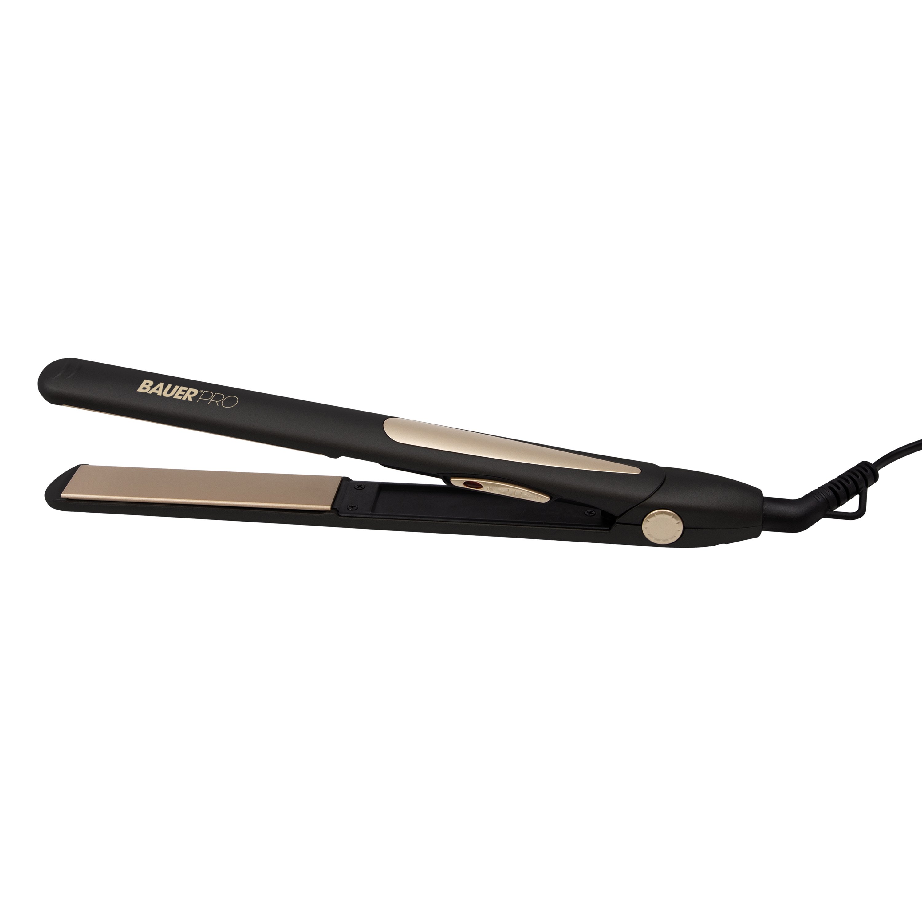 Bauer TourmaPro Hair Straighteners – Black & Gold