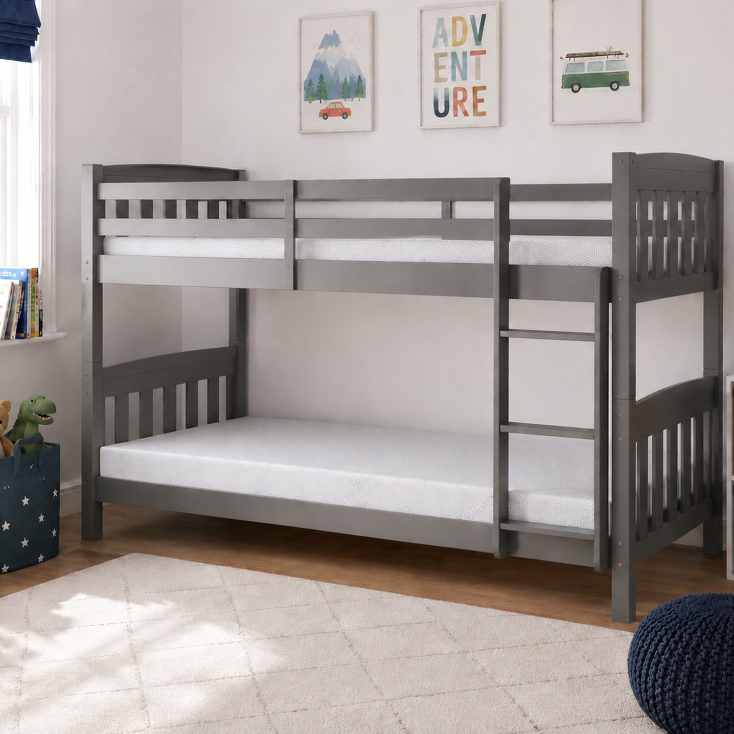 DS Living Children's 10cm Memory Foam Mattress, Removable Washable Cover - King