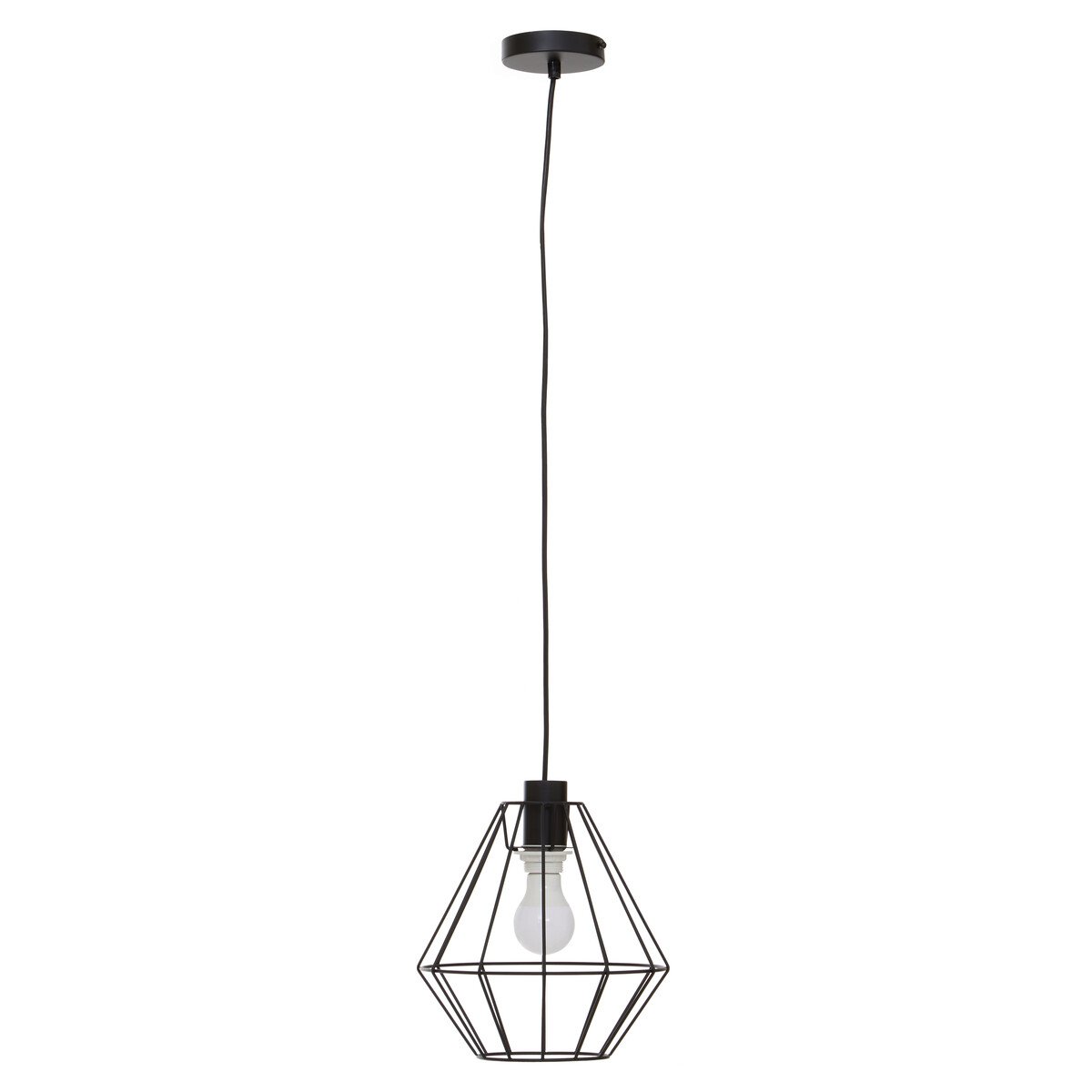 Orsina Wyra Cage Pendant Light - Black