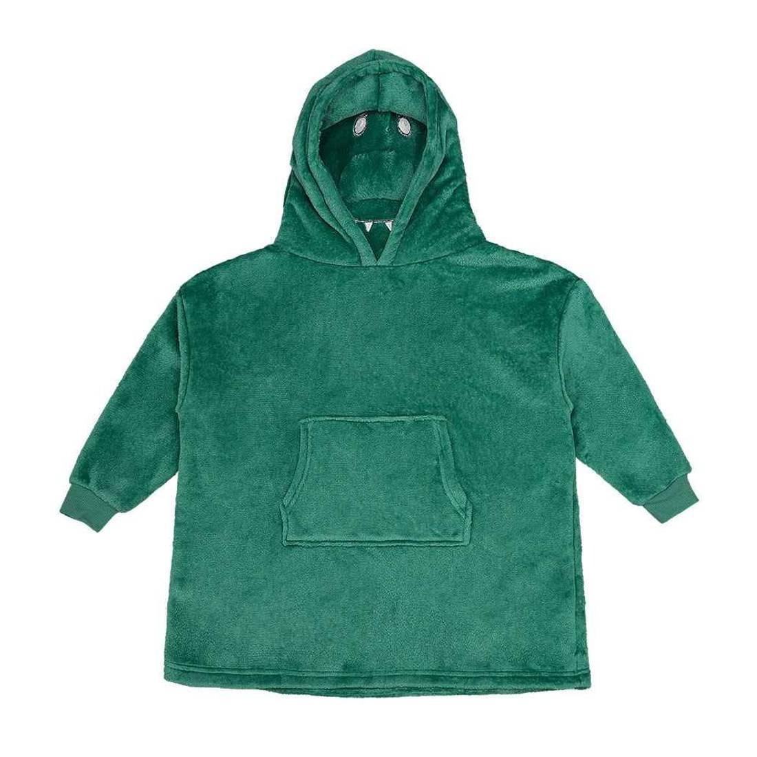 Brand Lab Kids Dinosaur Hooded Green Blanket Hoodie - 2-4 Years