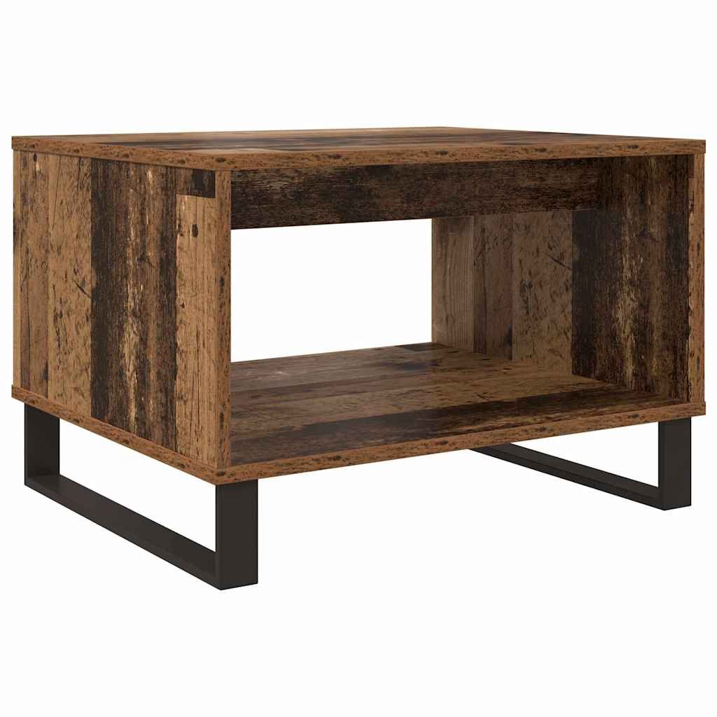 Walplus Storage Coffee Table - Dark Wood - 60 x 50 x 40 cm