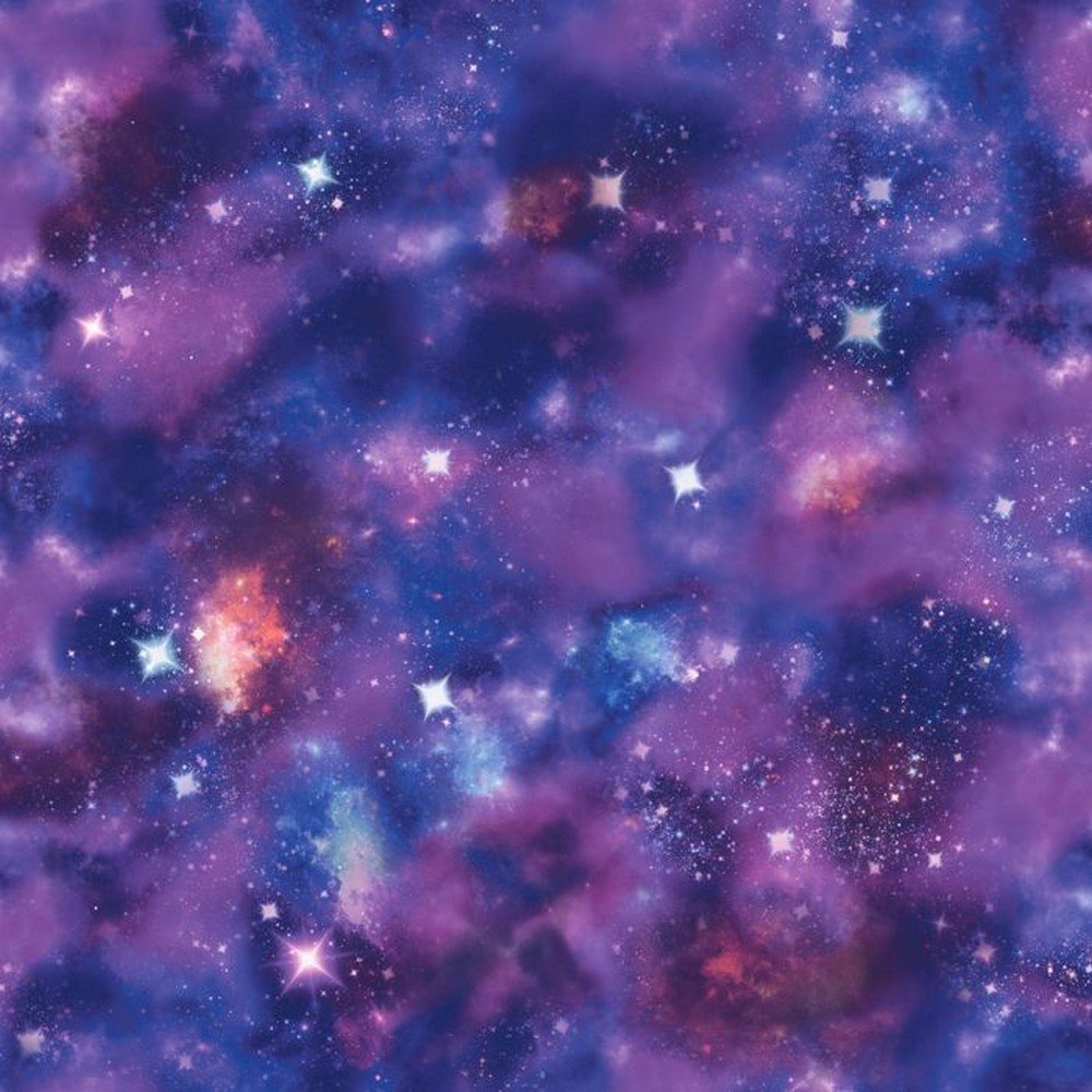 Rasch Cosmic Space Wallpaper - Blue & Purple