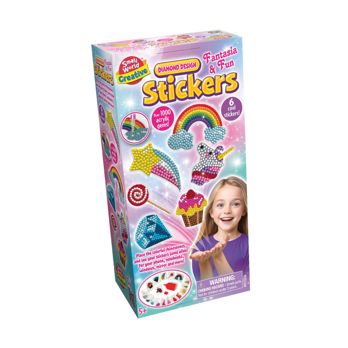 Small World Toys Diamond Design Stickers Fantasia Fun Craft Set