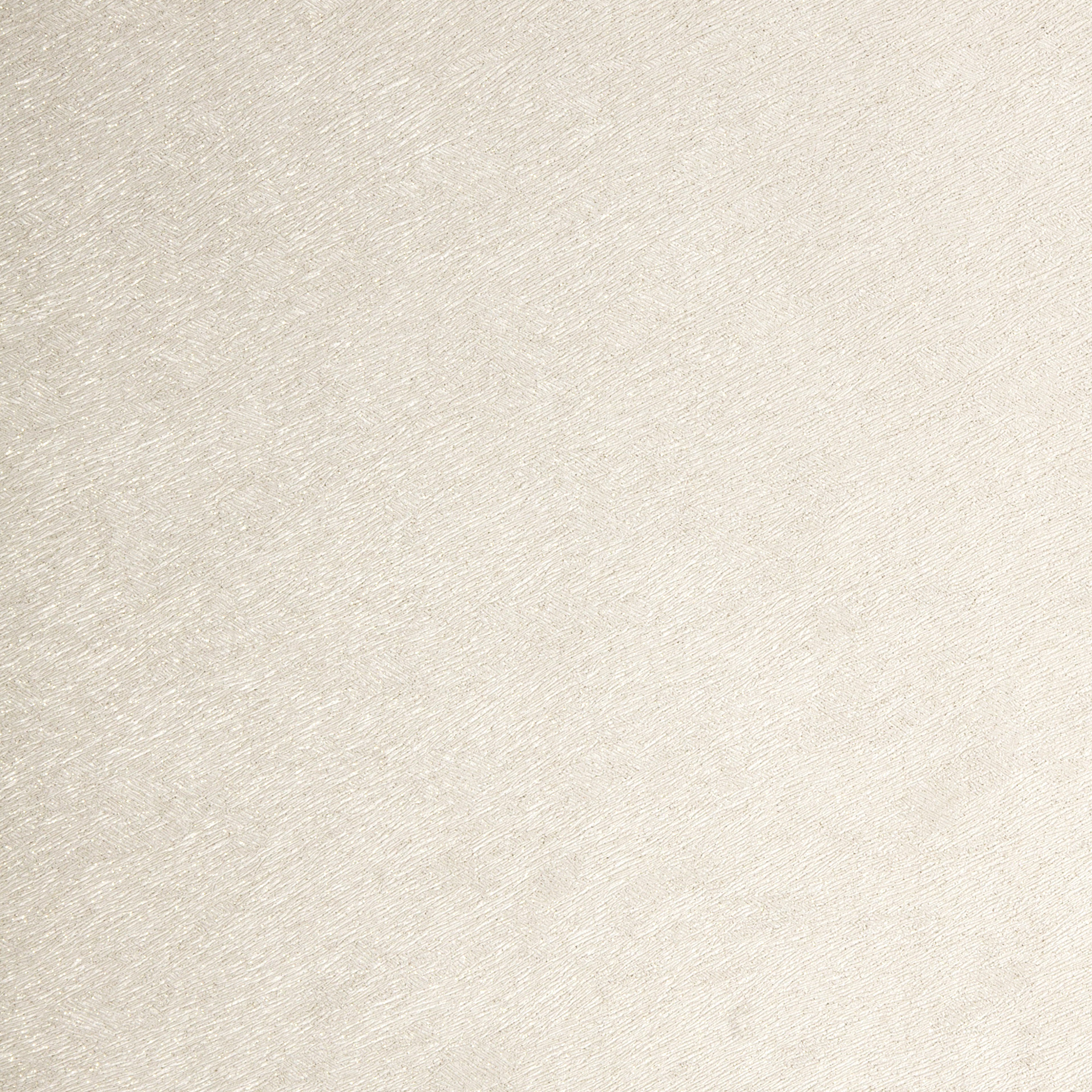 Grandeco Plush Glitter Textured Effect Semi-plain Wallpaper - Cream