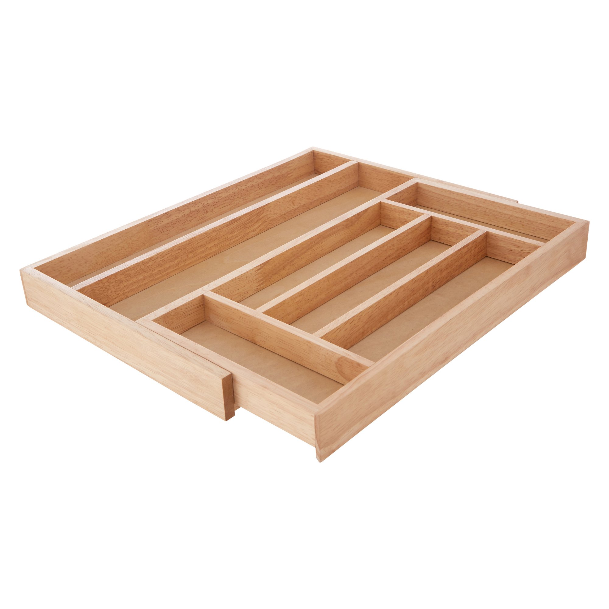 Orsina Bessan 7 Compartments Expandable Drawer Organiser - Natural