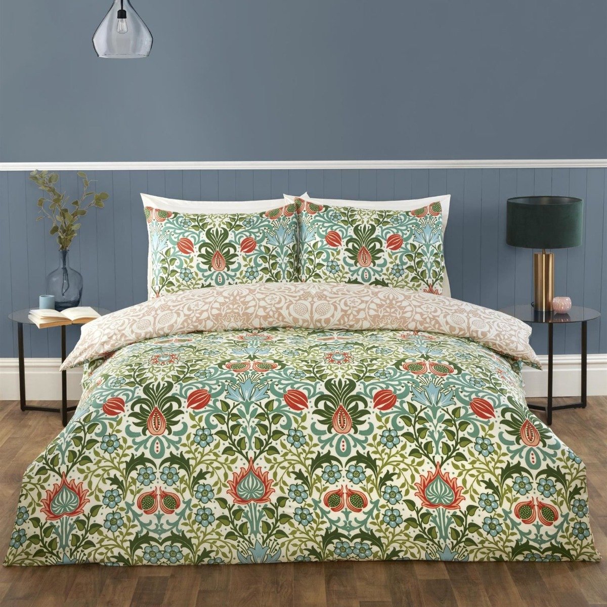 Rapport Heritage Flora Multicoloured Duvet Cover Set - Double