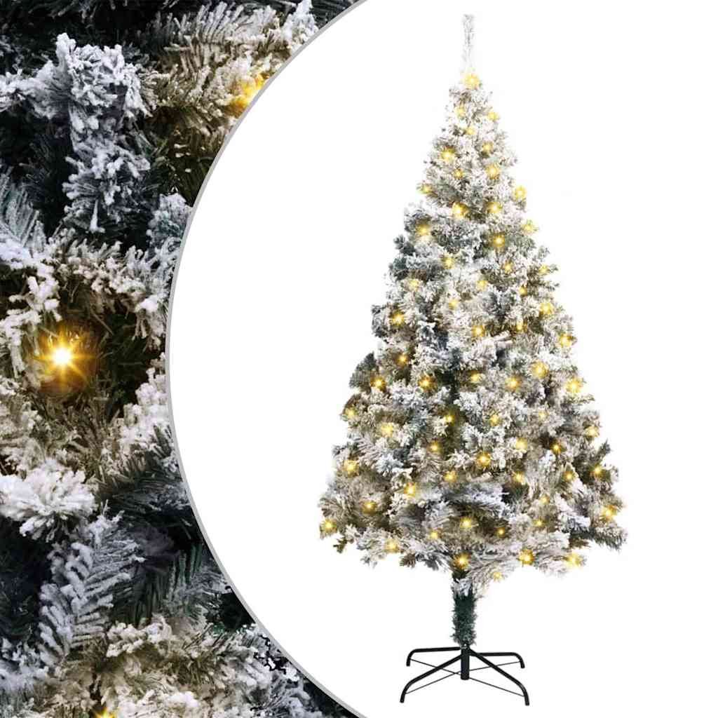 Walplus 300 LED Lights Artificial Christmas Tree 115 cm Wide - White - 180 cm