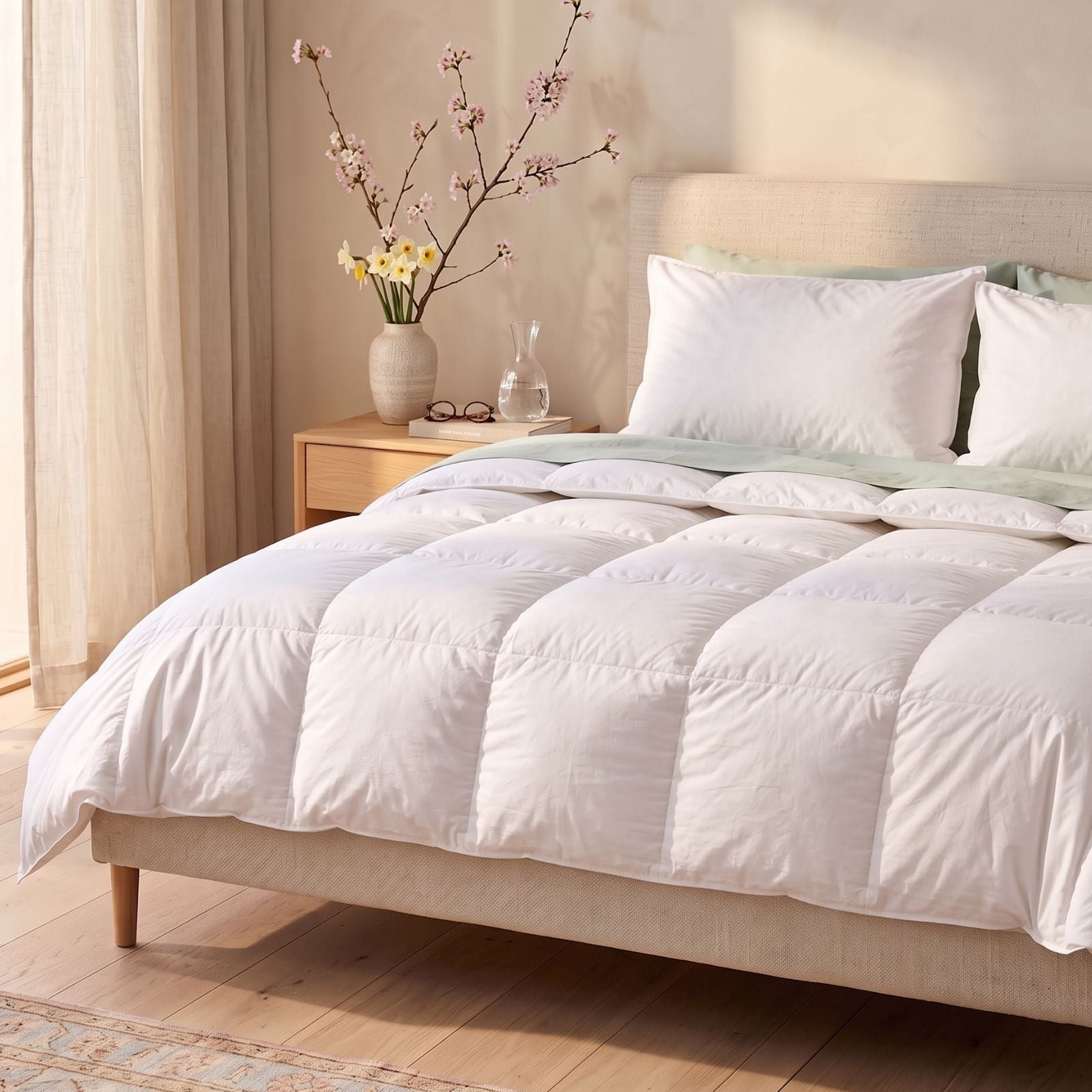 Homescapes Goose Feather and Down 4.5 Tog Duvet - Super King