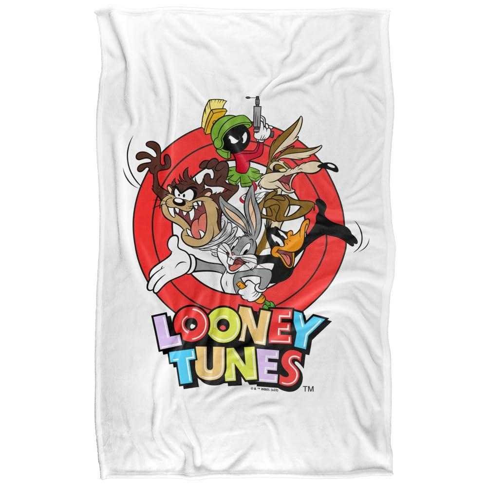 Looney Tunes Characters Soft Touch Blanket - 147cm x 91cm
