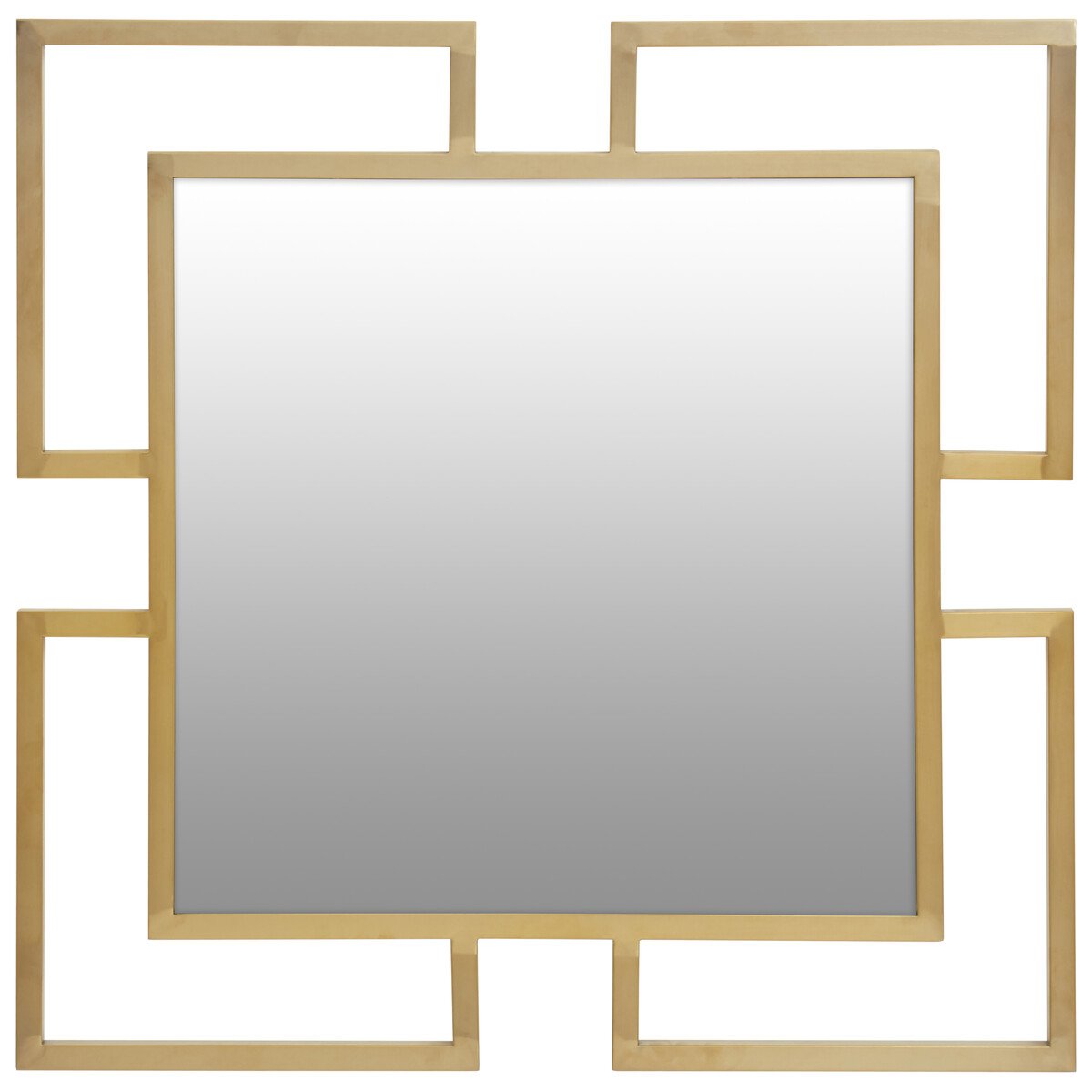 Orsina Allure Brushed Small Wall Mirror – Gold