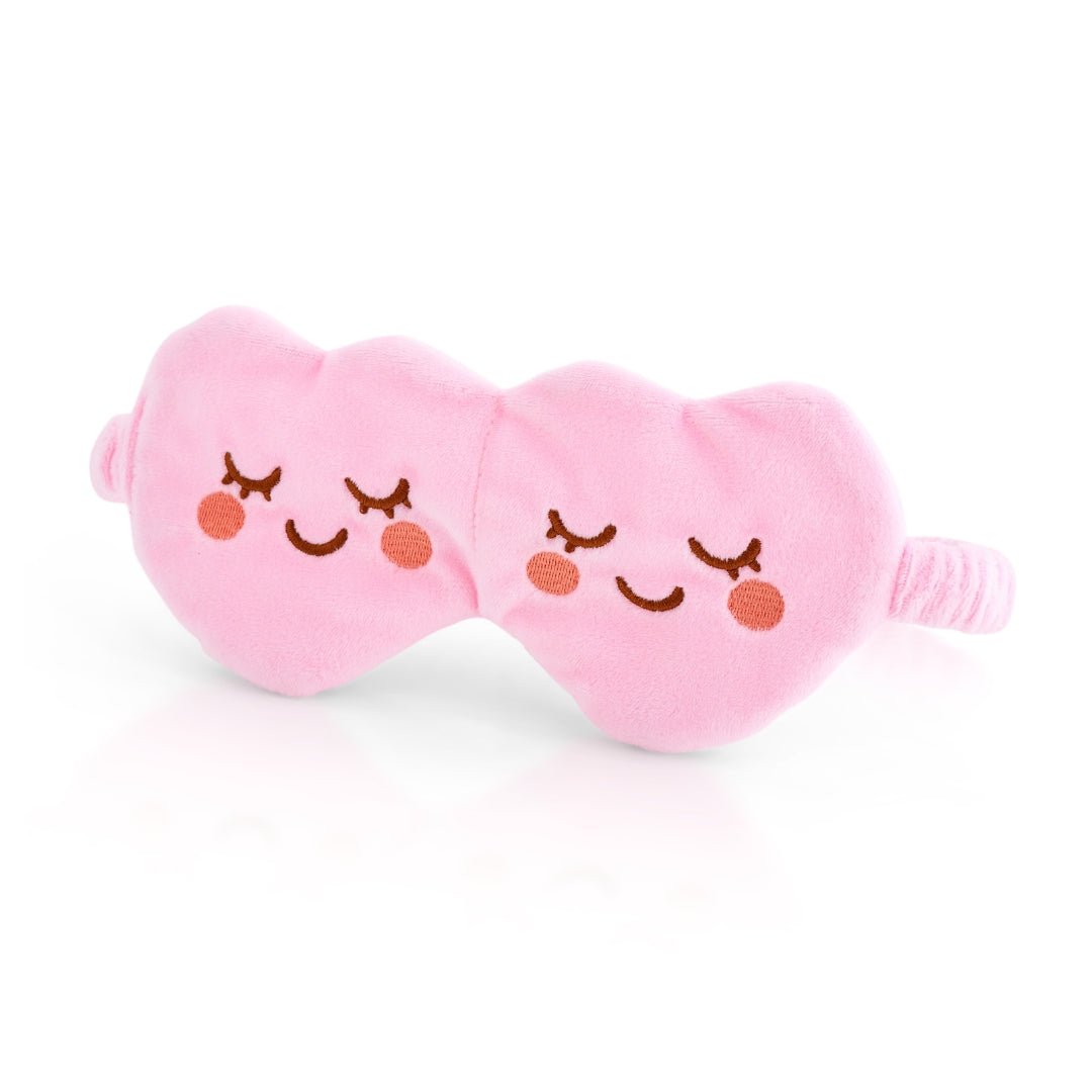 SMUG Plush Sleep Mask - Pink Hearts
