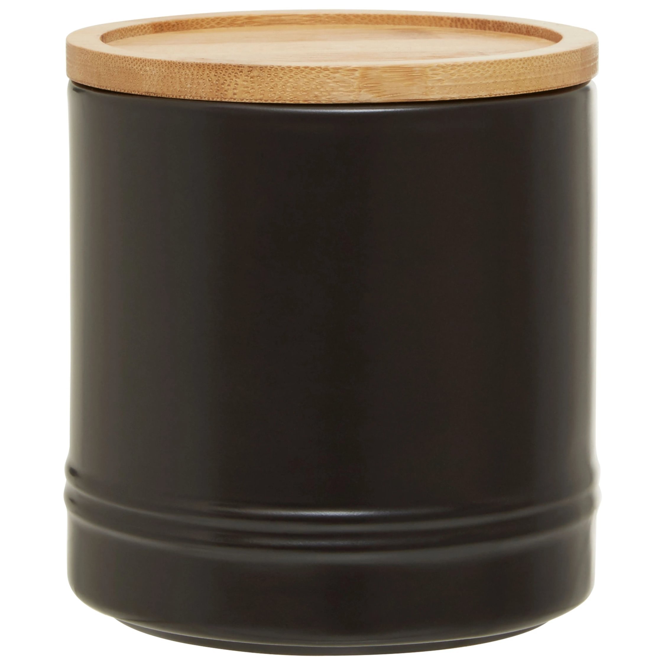 Orsina Fenwick Medium Stoneware Canister – Black