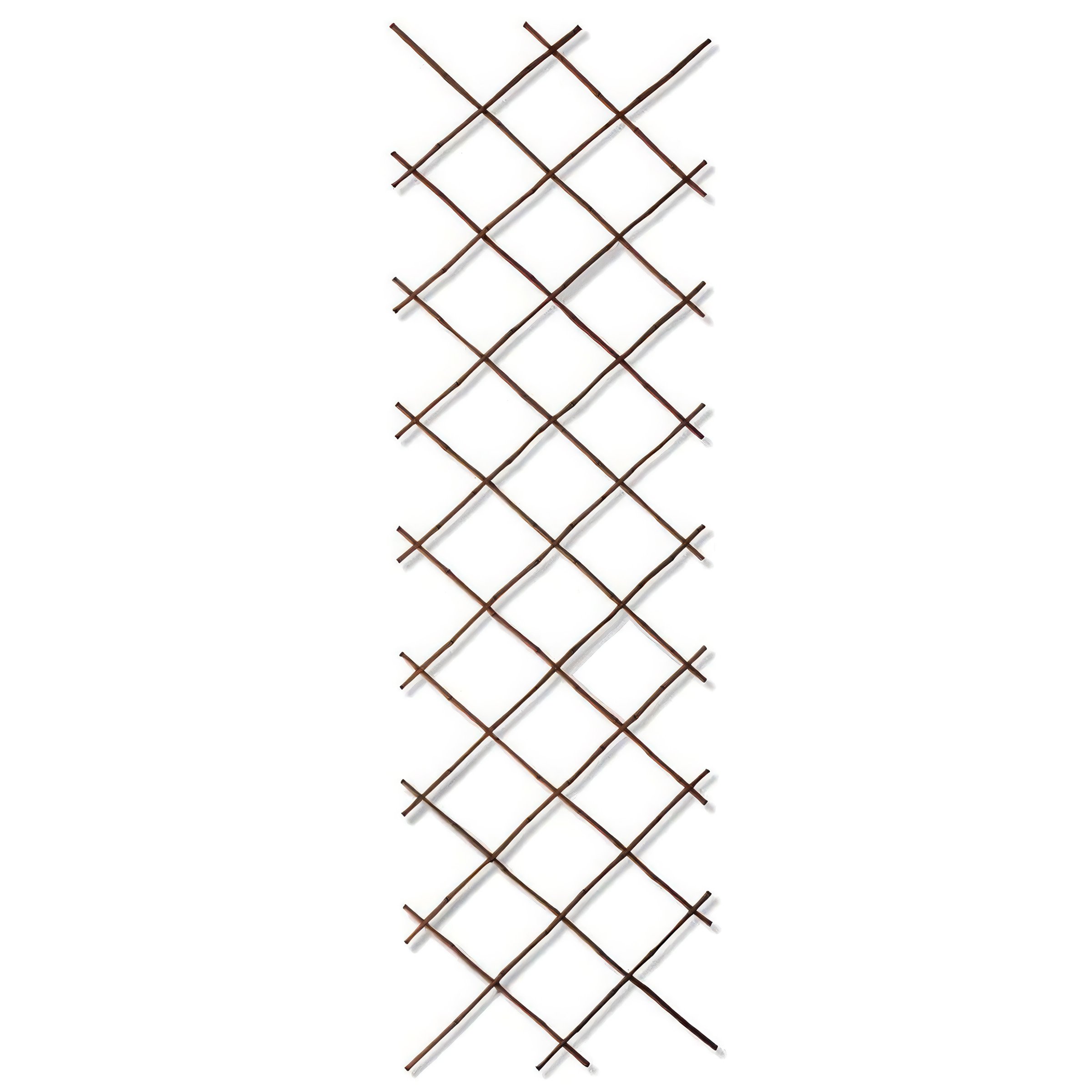 Primrose Black Bamboo Expandable Trellis Privacy Screening Fencing - 180cm