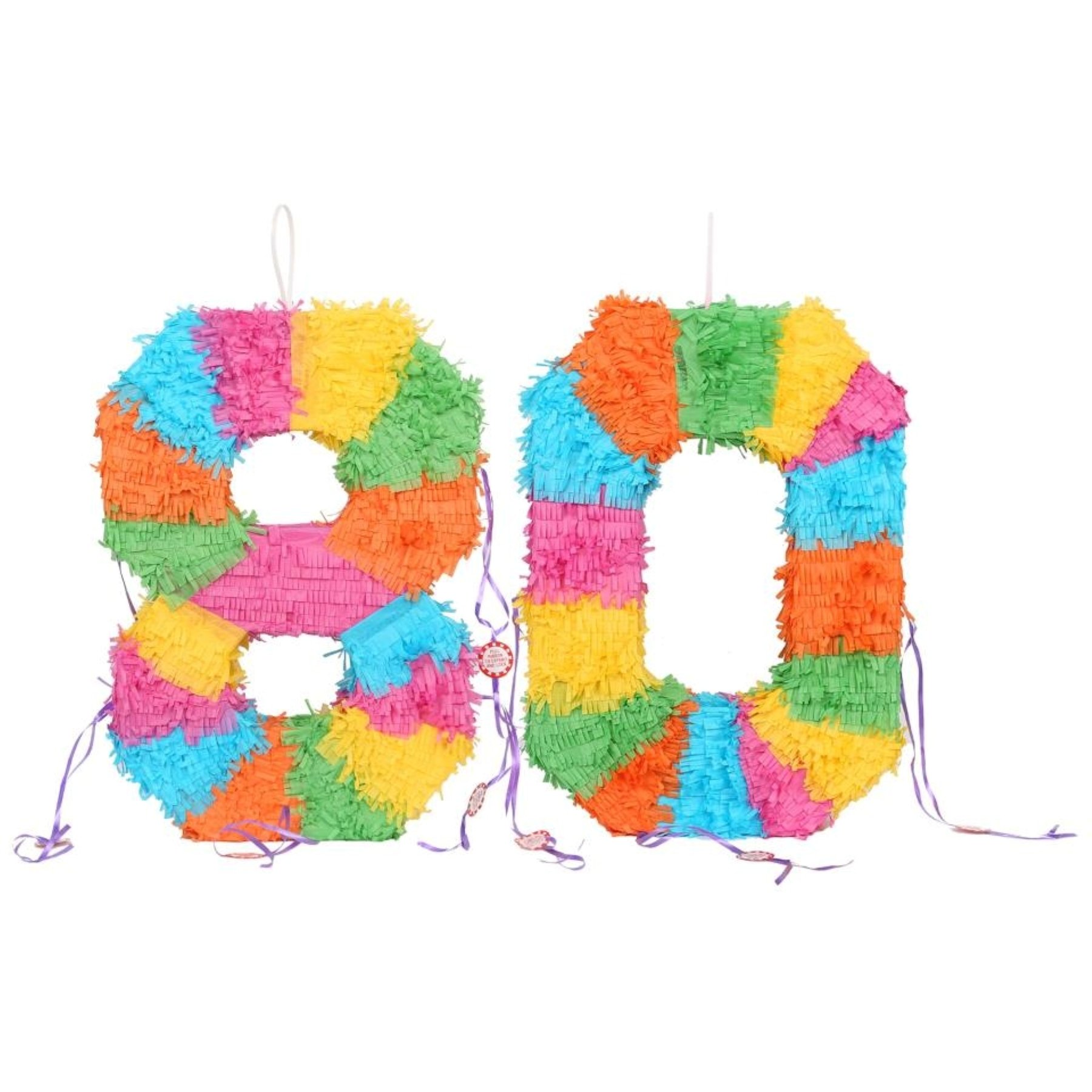 Fax Potato Fax Potato Pinata Set with Stick & Blindfold - 80th Birthday