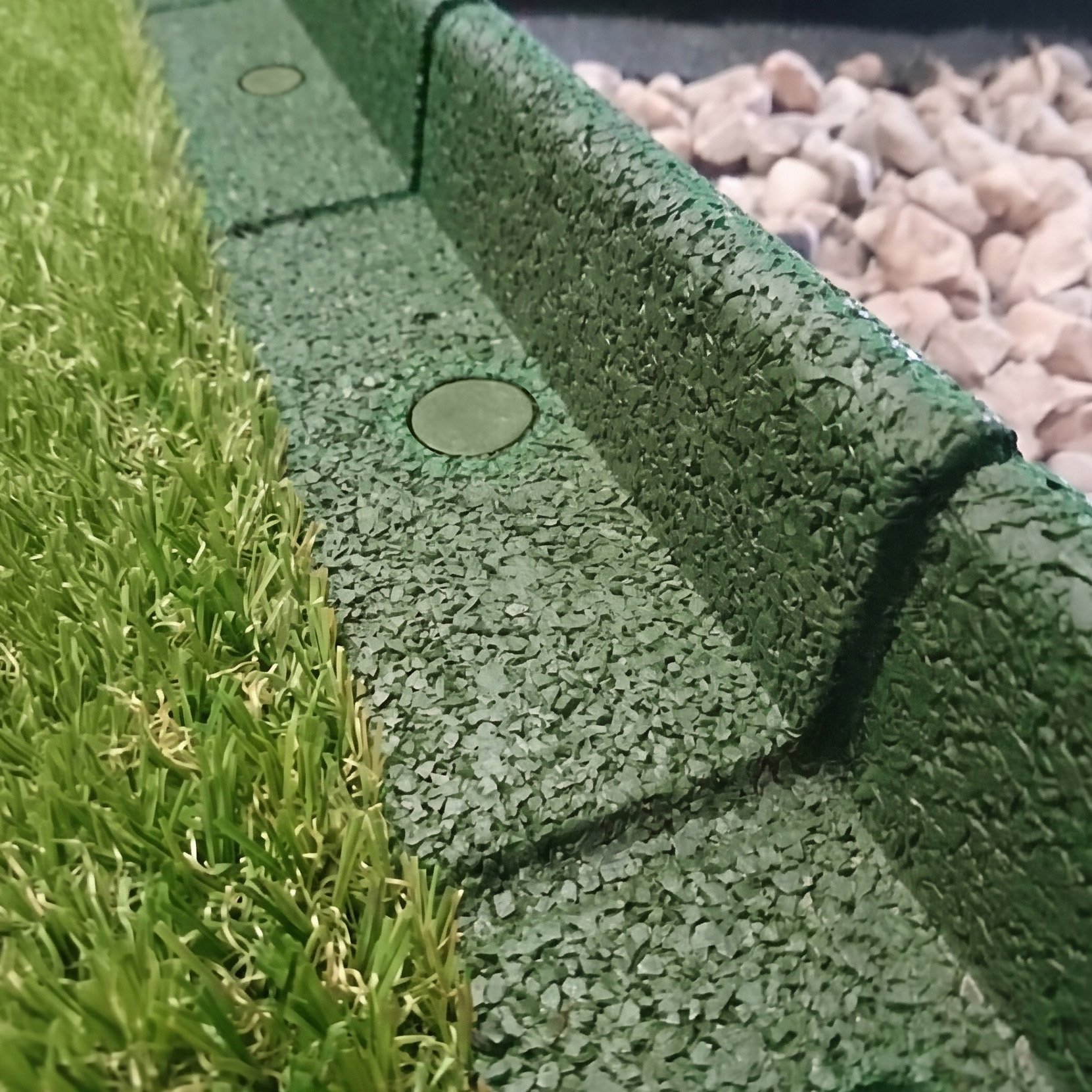 Primrose Flexiborder Flexible Garden Edging for Lawn Border Edge in Green - 1m