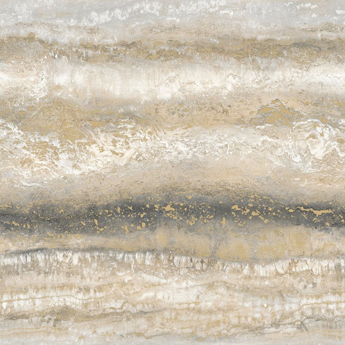 Muriva Semper Marble Effect Wallpaper - Gold