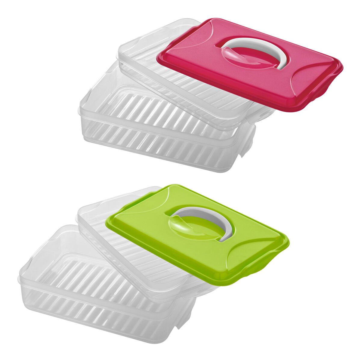 Orsina Herrela 2 Tier Food Container – Hot Pink