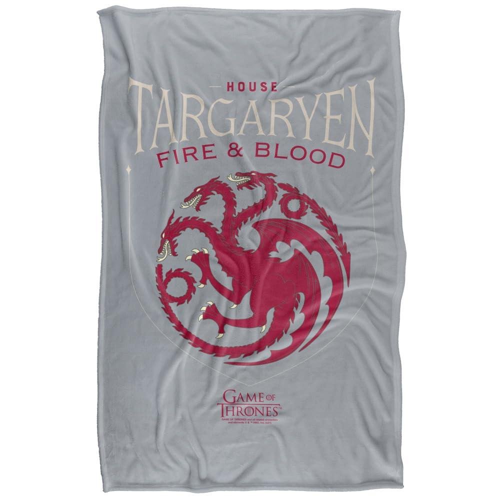 Game Of Thrones House Targaryen Sigil Blanket - 147cm x 91cm