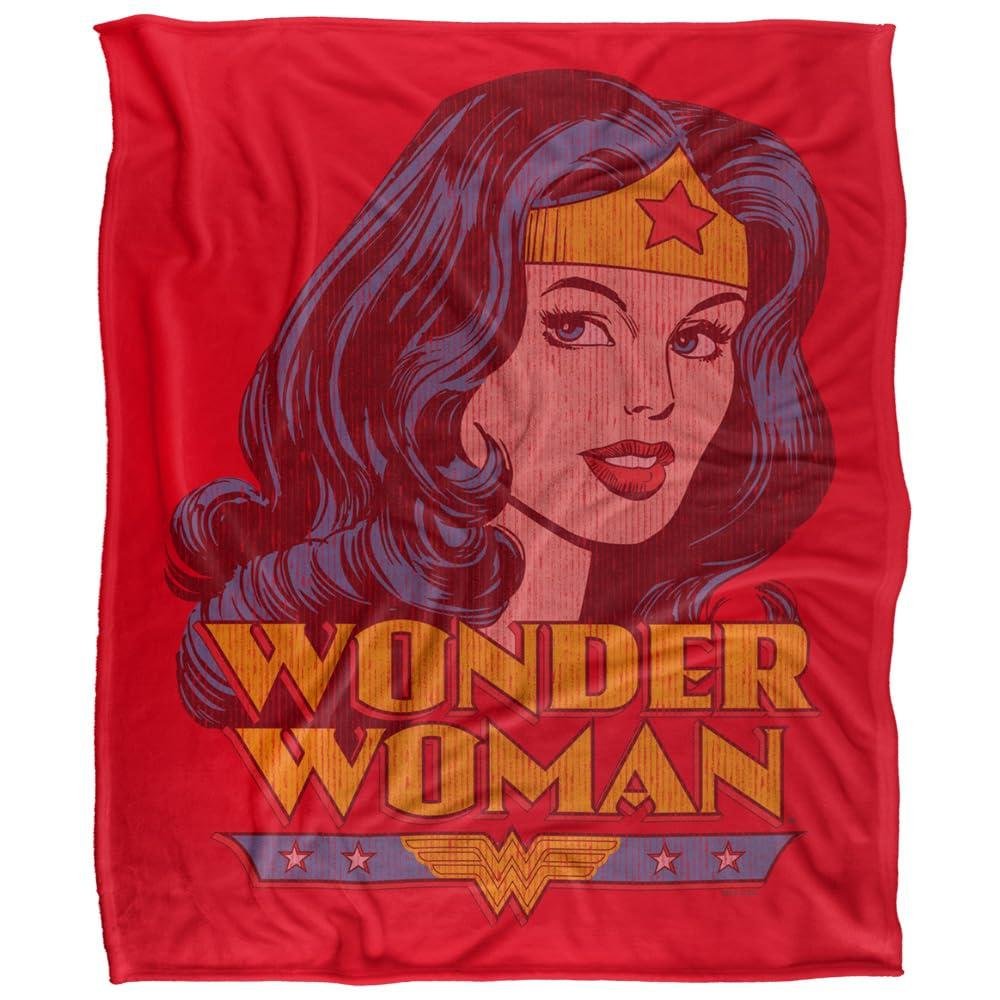 Wonder Woman Soft Touch Blanket - 152cm x 127cm