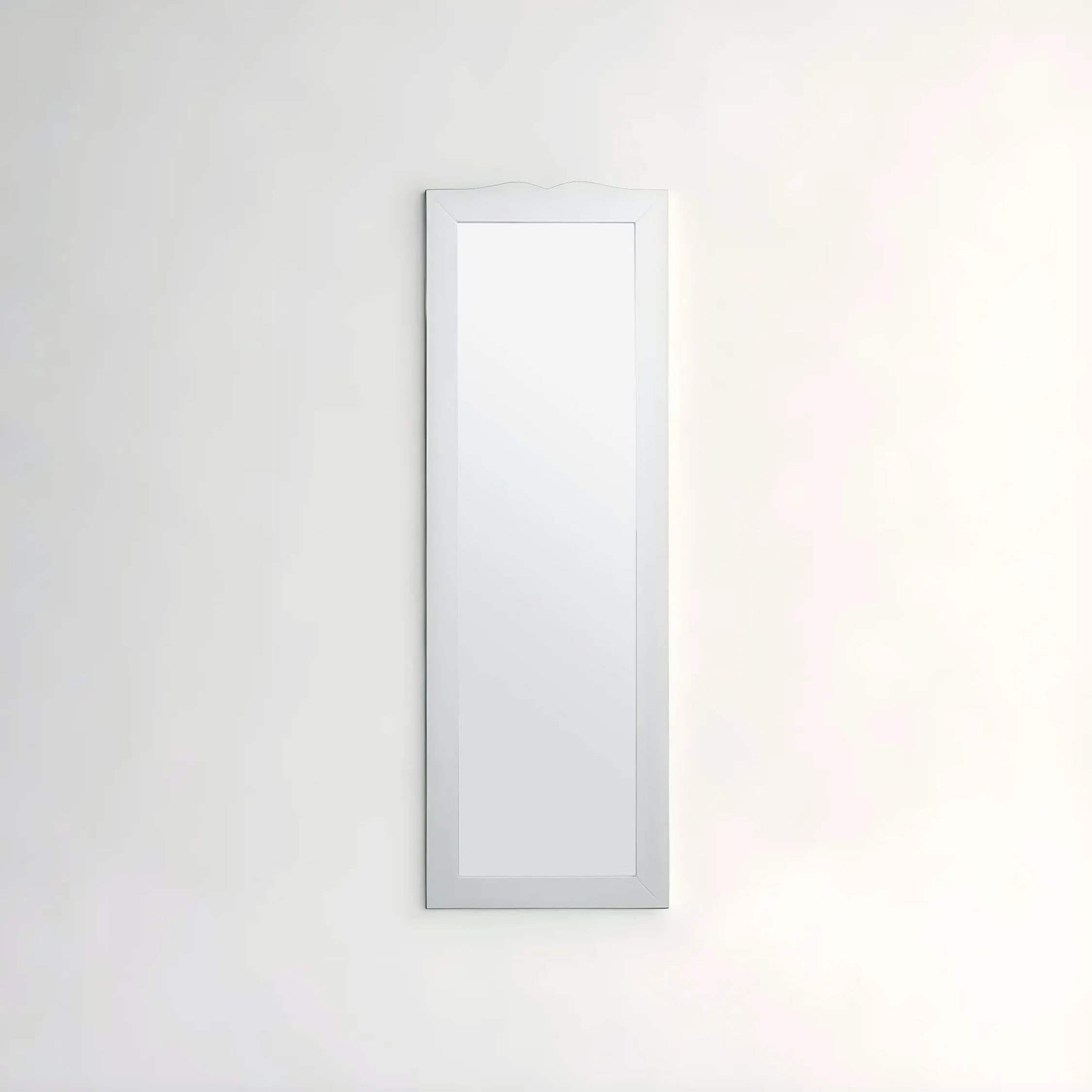 Orsina Java Wooden Frame Full Length Wall Mirror – White