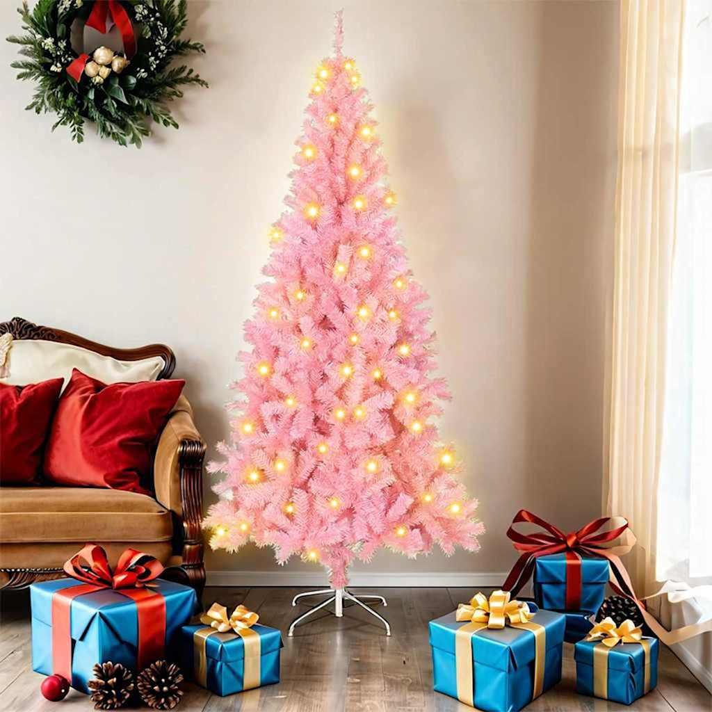 Walplus 300 LED Lights Artificial Christmas Tree - Pink - 180 cm